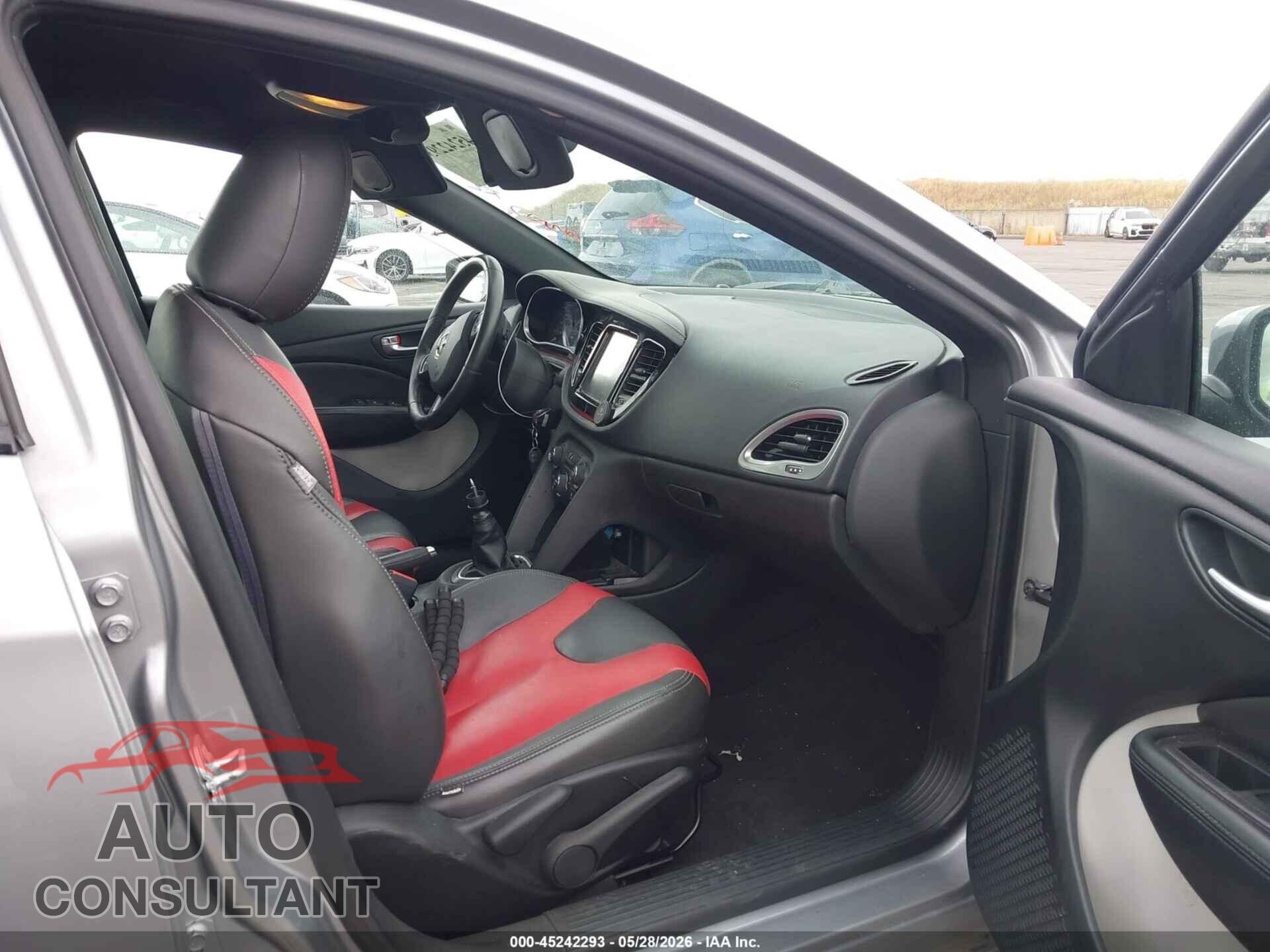 DODGE DART 2015 - 1C3CDFBBXFD330835