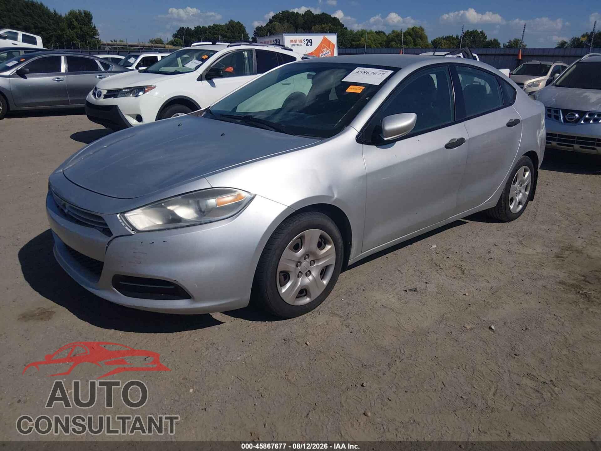DODGE DART 2013 - 1C3CDFAA1DD334374