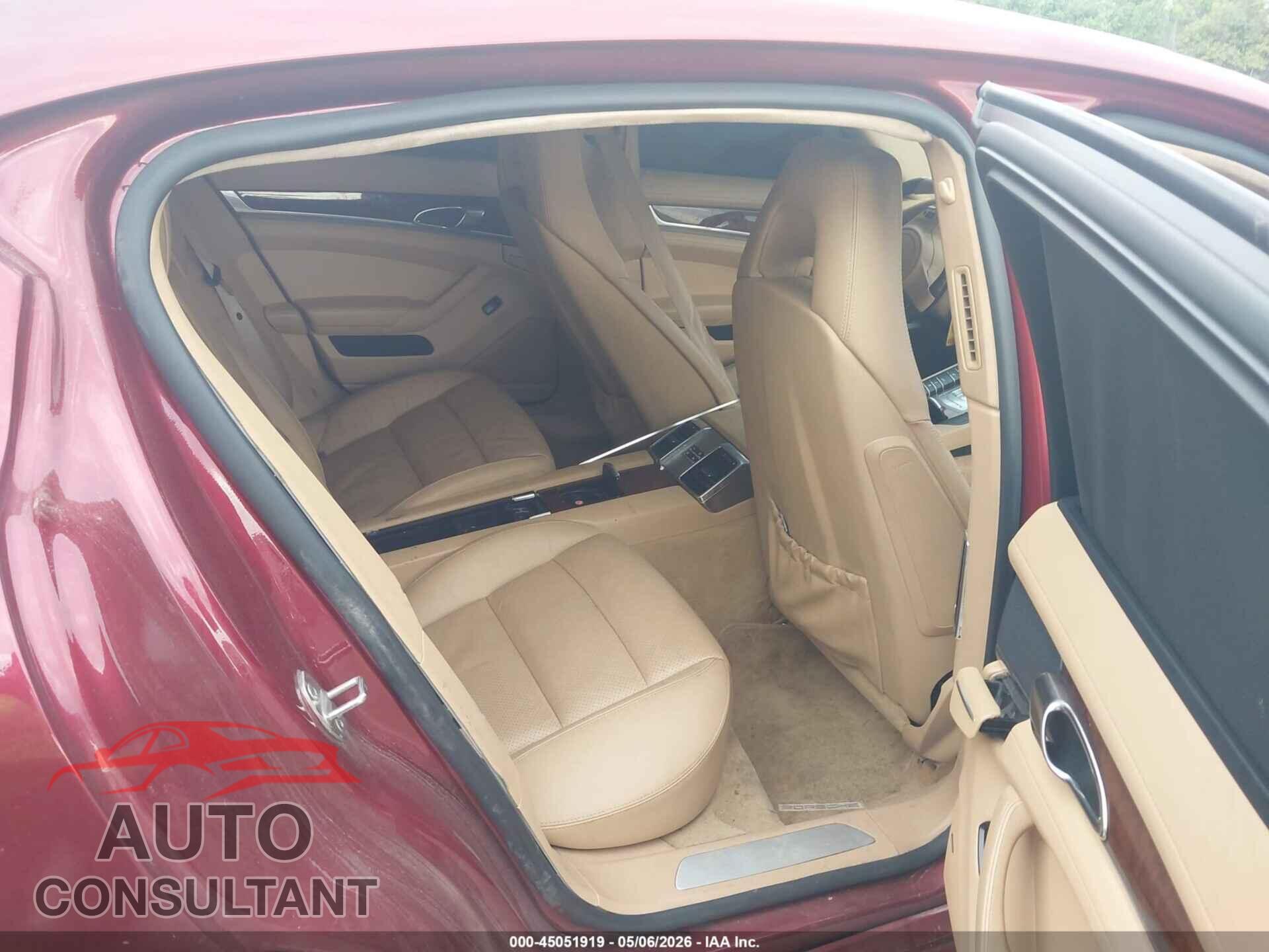 PORSCHE PANAMERA 2012 - WP0AA2A73CL010548