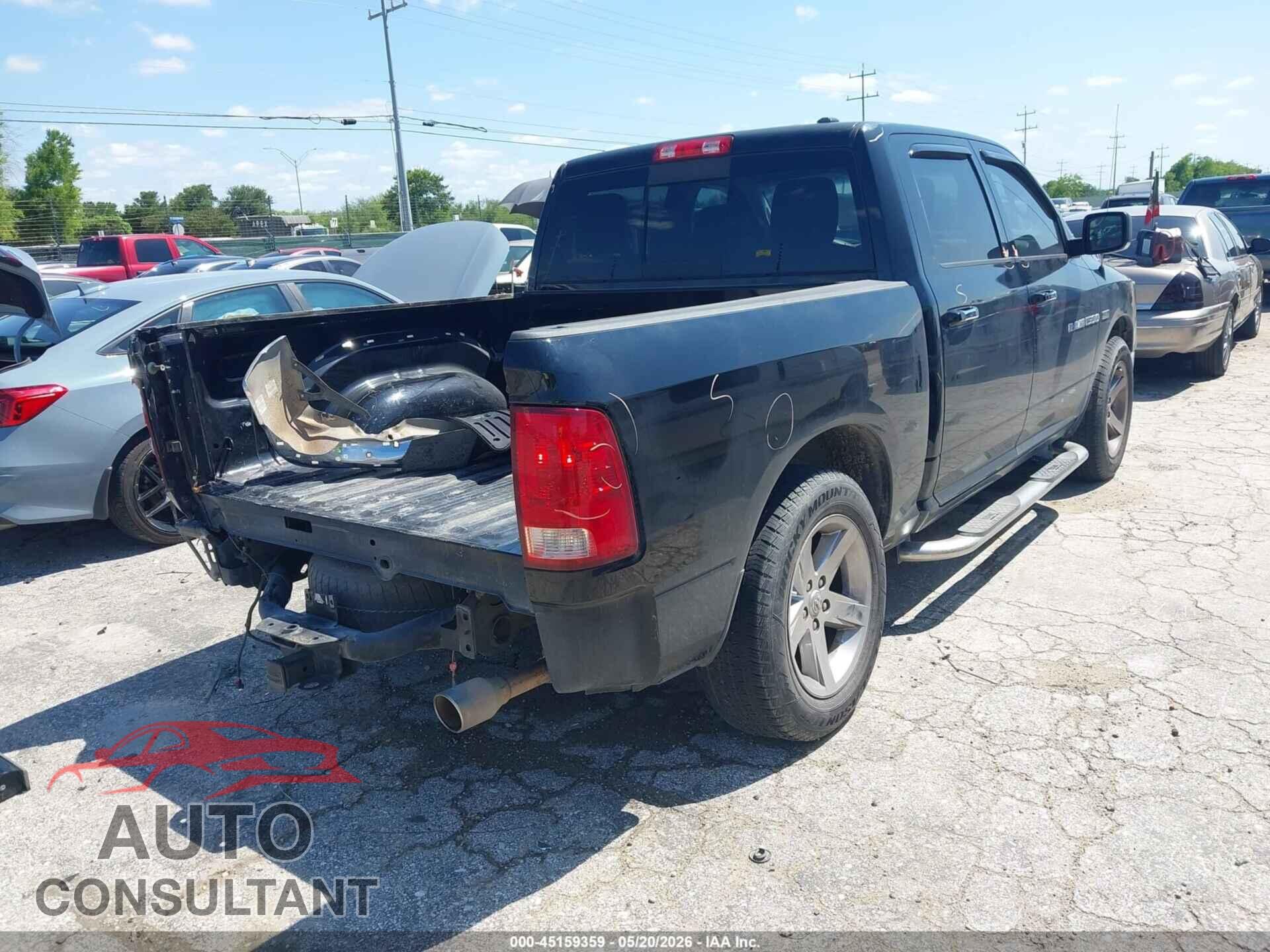 DODGE RAM 1500 2012 - 1C6RD6LT0CS212515