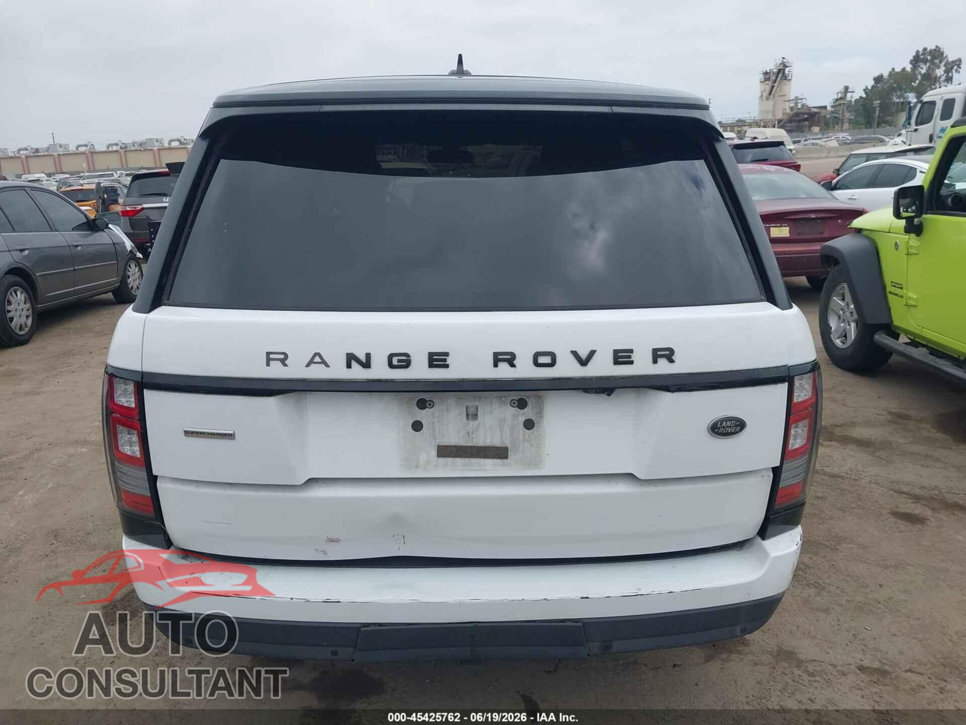 LAND ROVER RANGE ROVER 2016 - SALGS2EF2GA307877