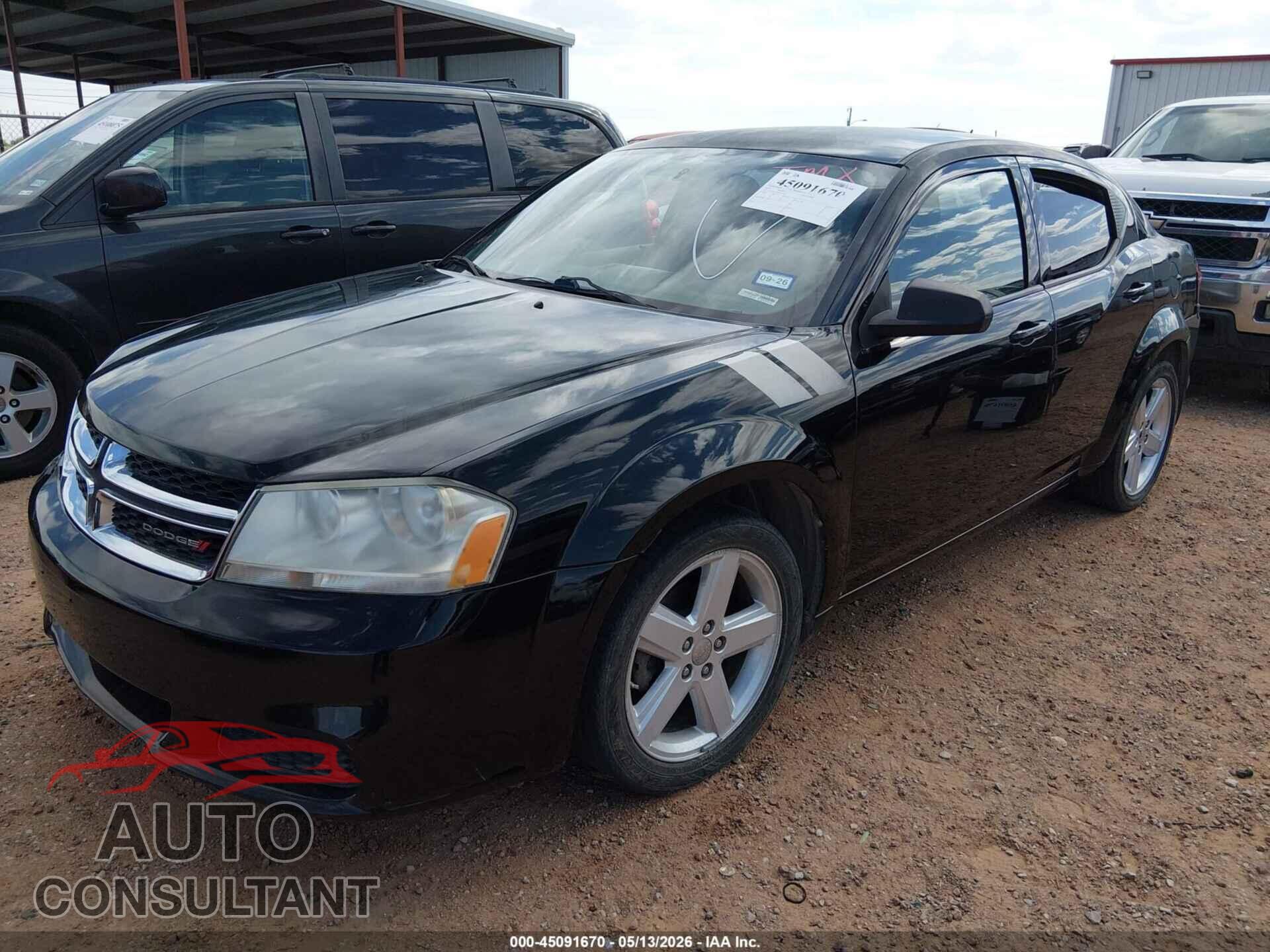 DODGE AVENGER 2013 - 1C3CDZAB4DN563183