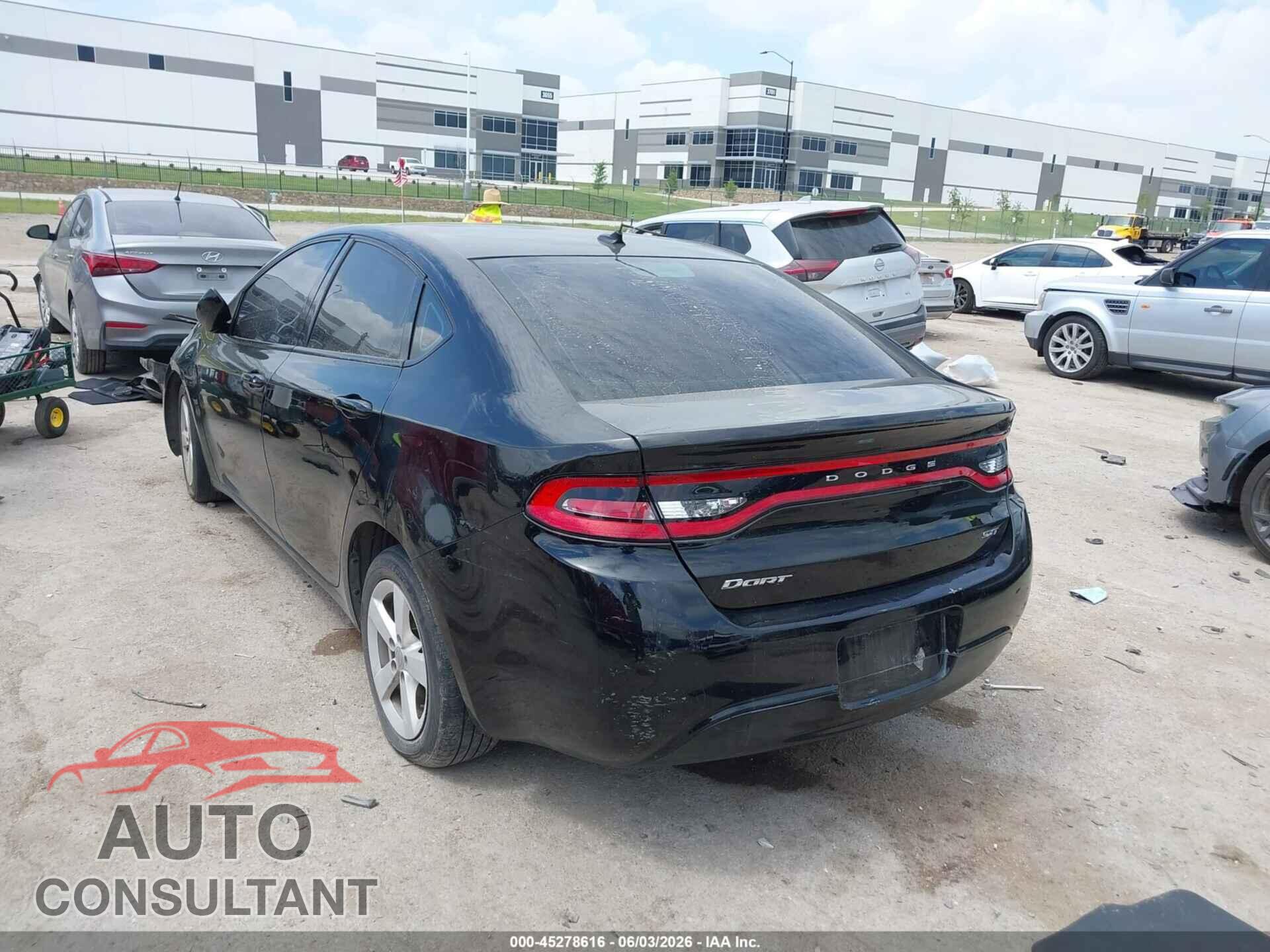 DODGE DART 2015 - 1C3CDFBB7FD265202