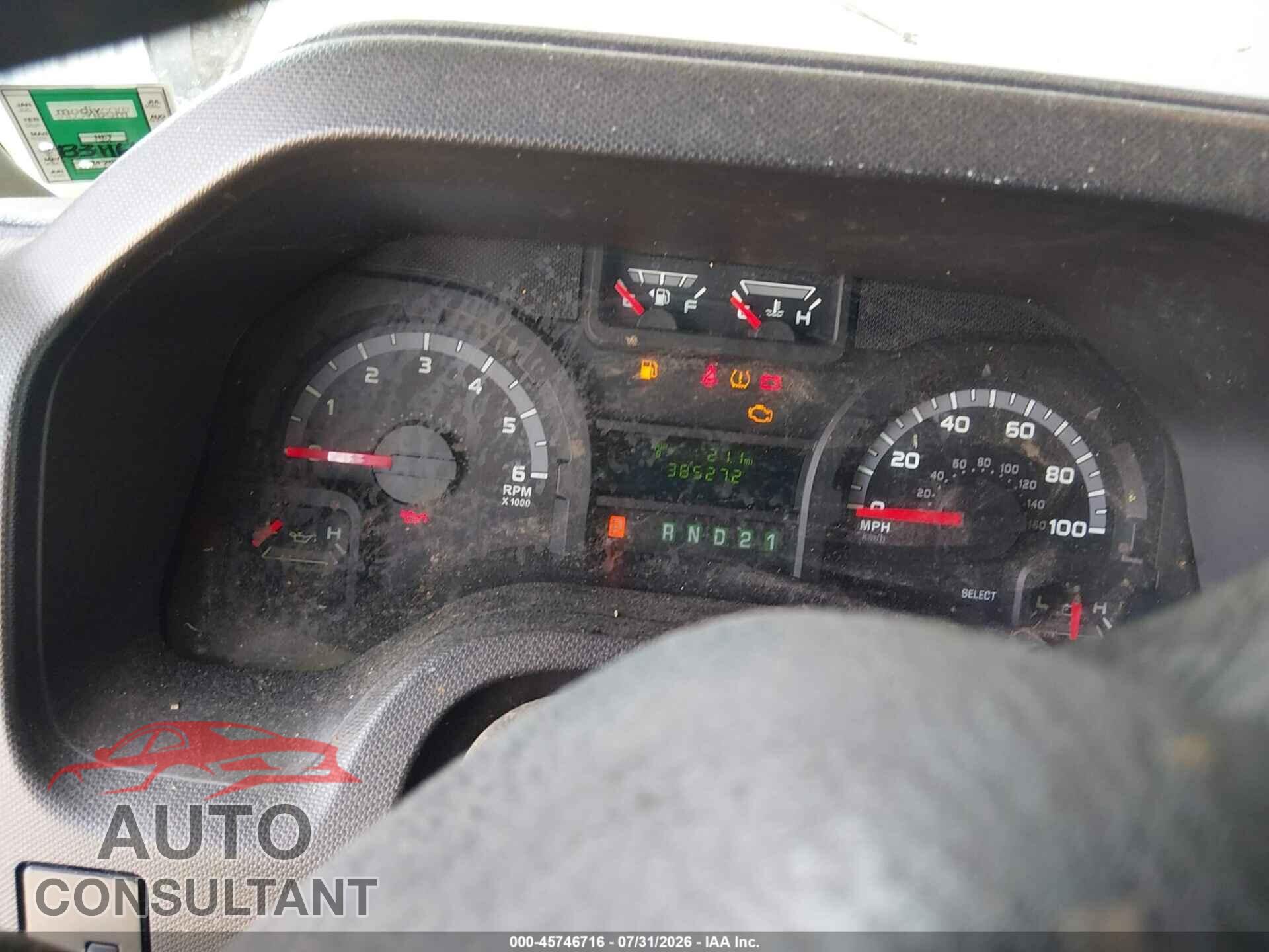 FORD E-250 2012 - 1FTNS2EWXCDB31166
