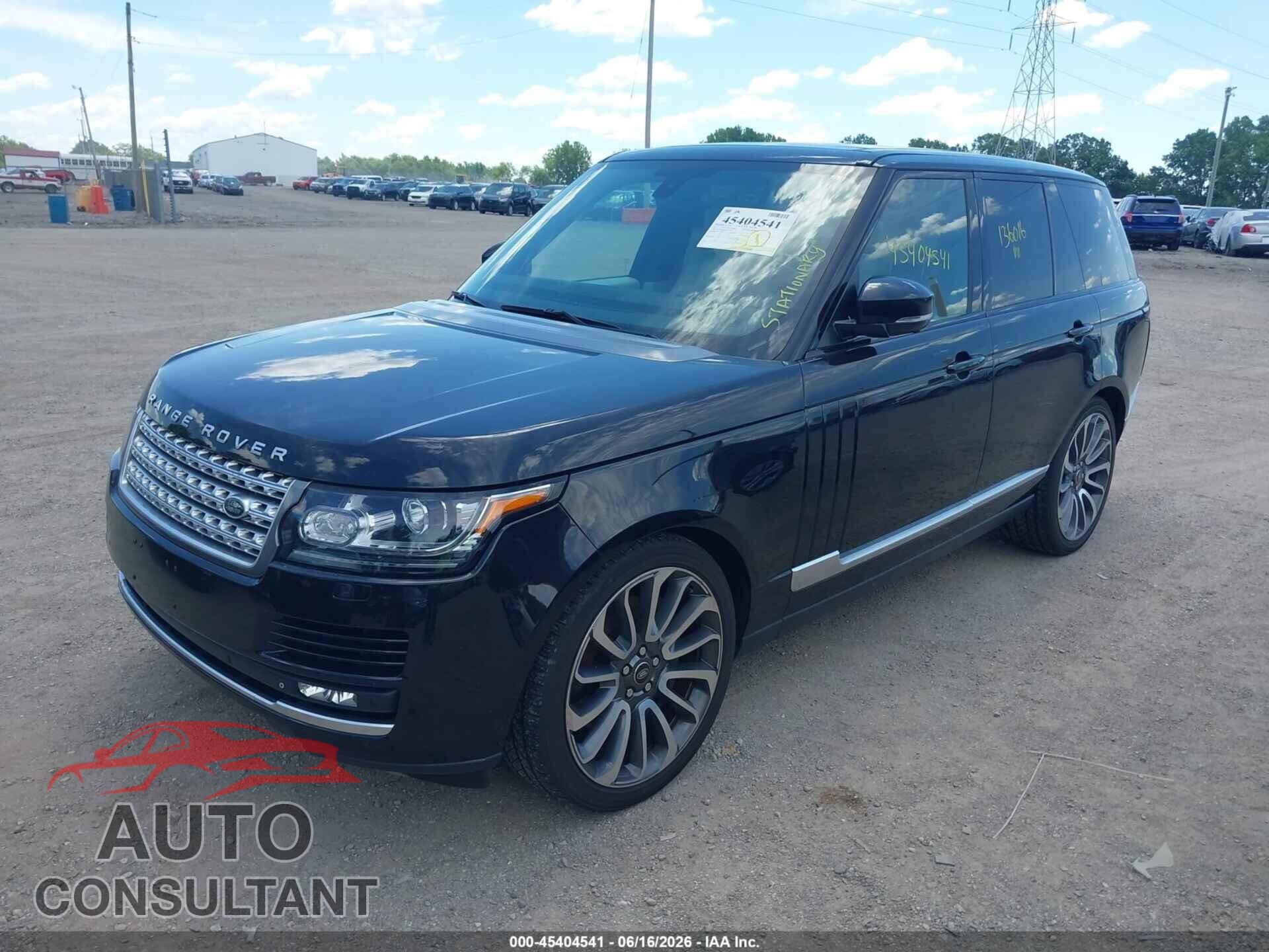 LAND ROVER RANGE ROVER 2015 - SALGS2TF6FA238774