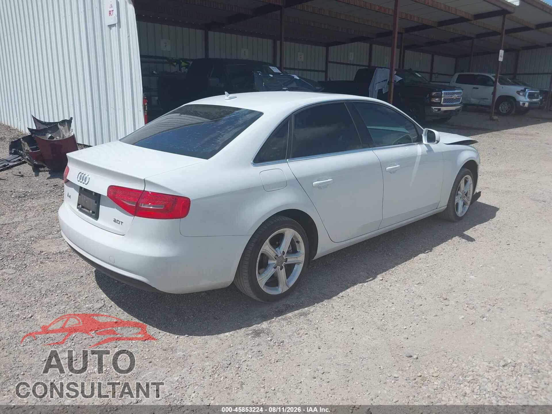 AUDI A4 2013 - WAUAFAFL9DN049827