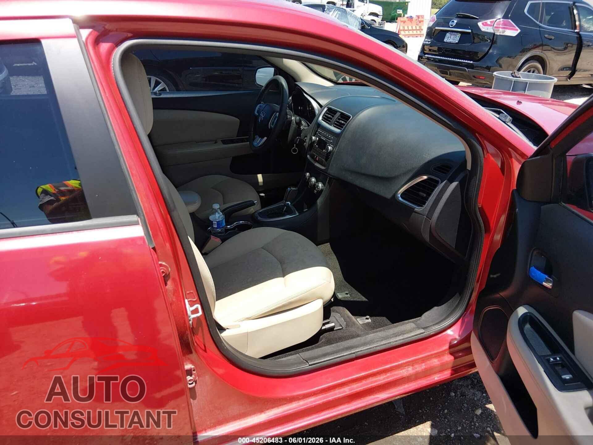 DODGE AVENGER 2013 - 1C3CDZCB4DN519956