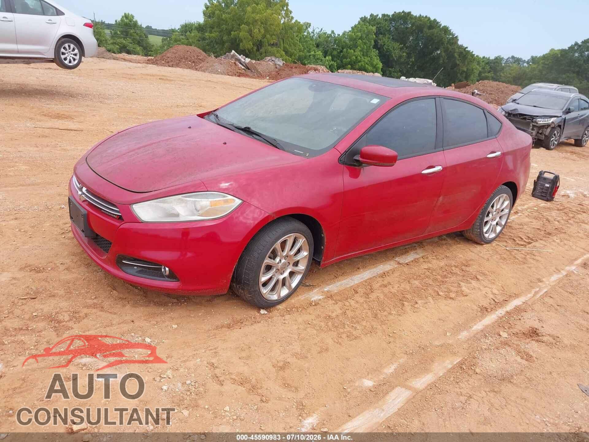 DODGE DART 2013 - 1C3CDFCH0DD156998