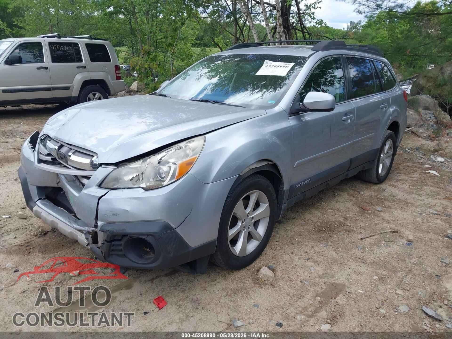 SUBARU OUTBACK 2014 - 4S4BRBLC1E3305282