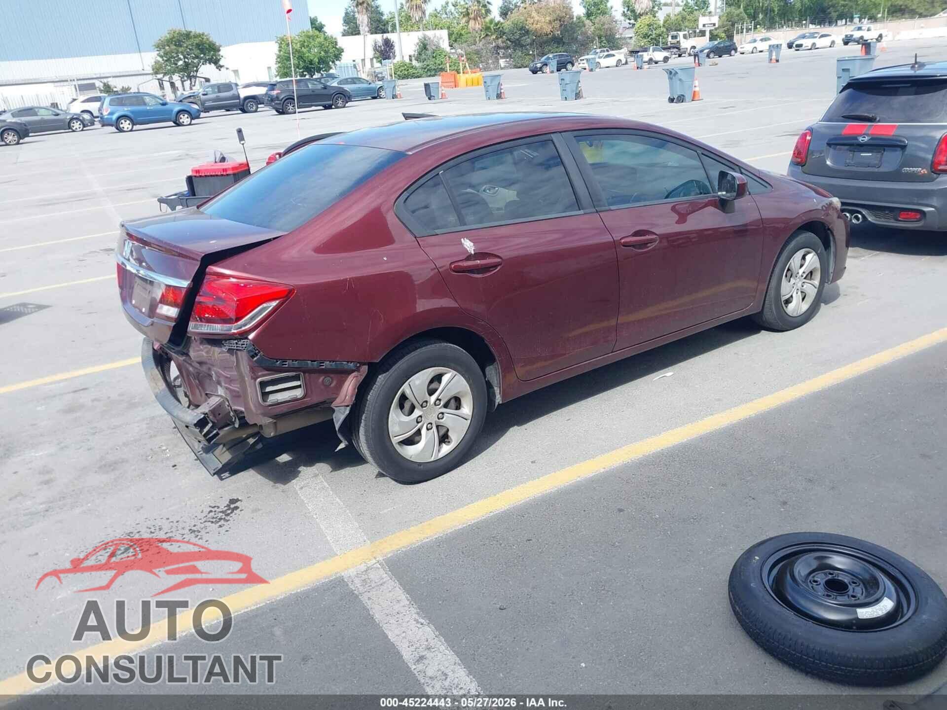 HONDA CIVIC 2015 - 19XFB2F52FE267966
