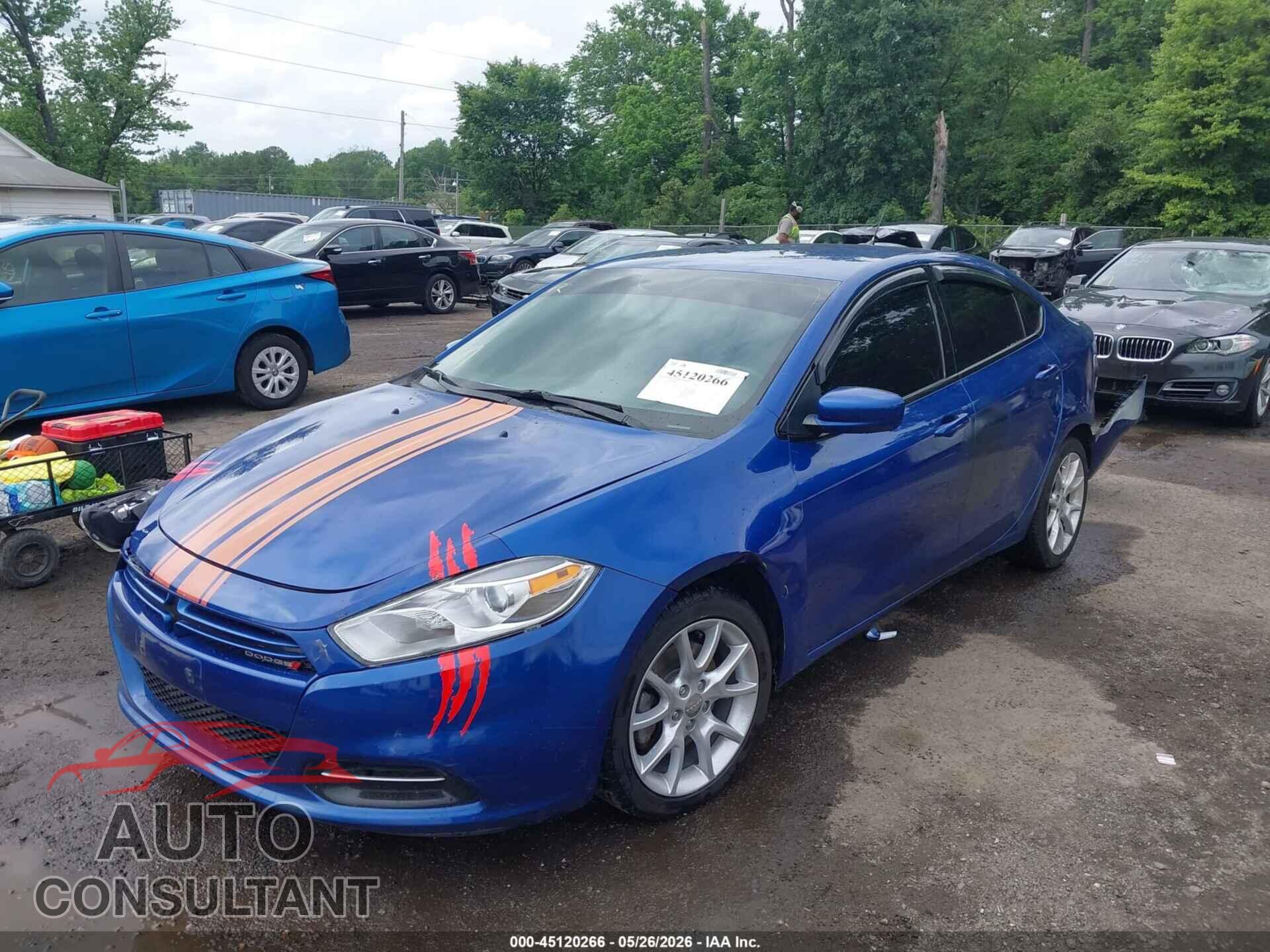 DODGE DART 2013 - 1C3CDFBA2DD257271