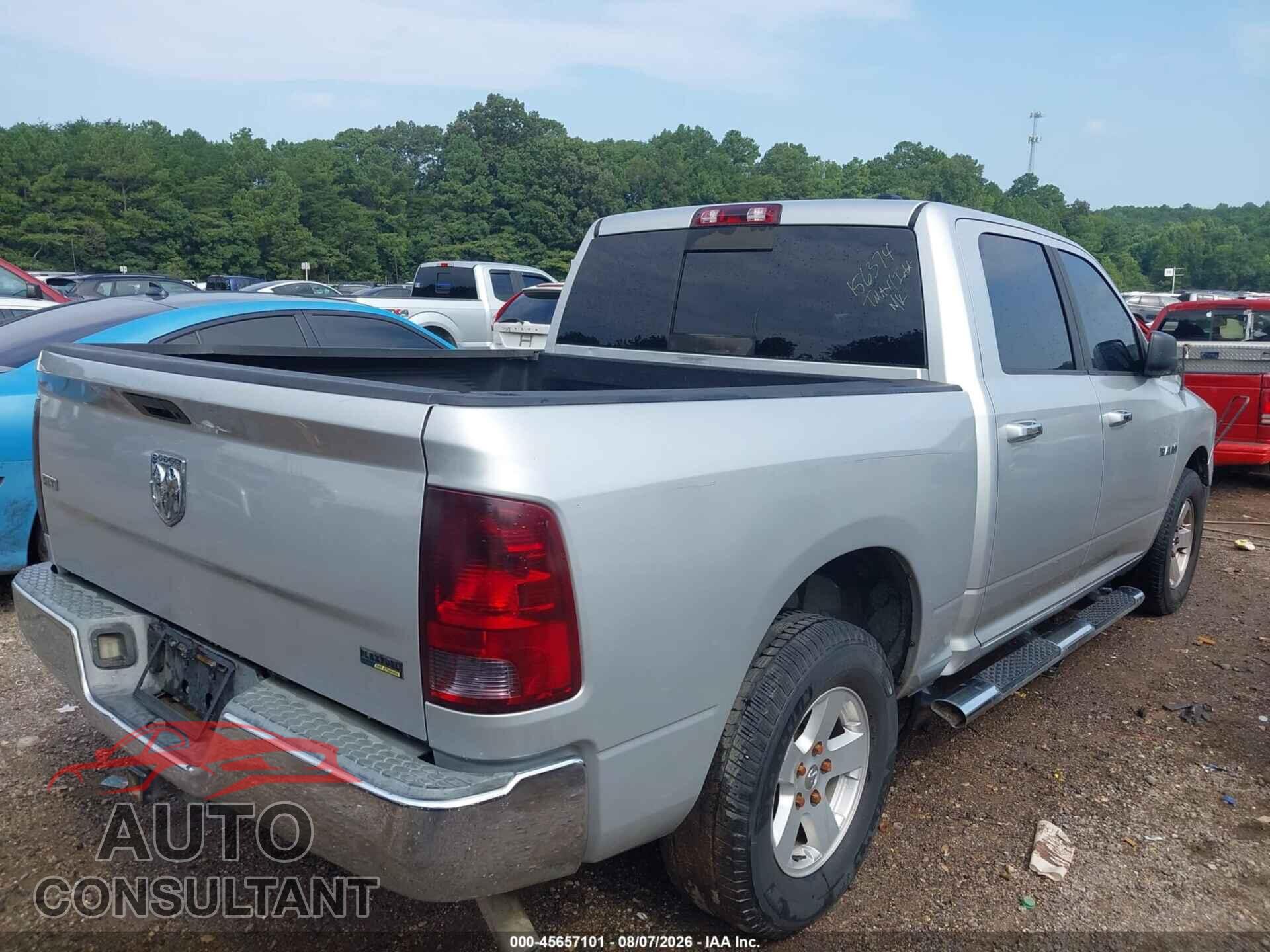 DODGE RAM 1500 2010 - 1D7RB1CP2AS156374