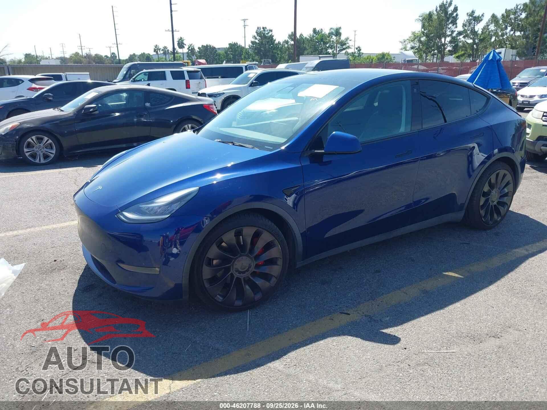 TESLA MODEL Y 2021 - 5YJYGDEF3MF098600