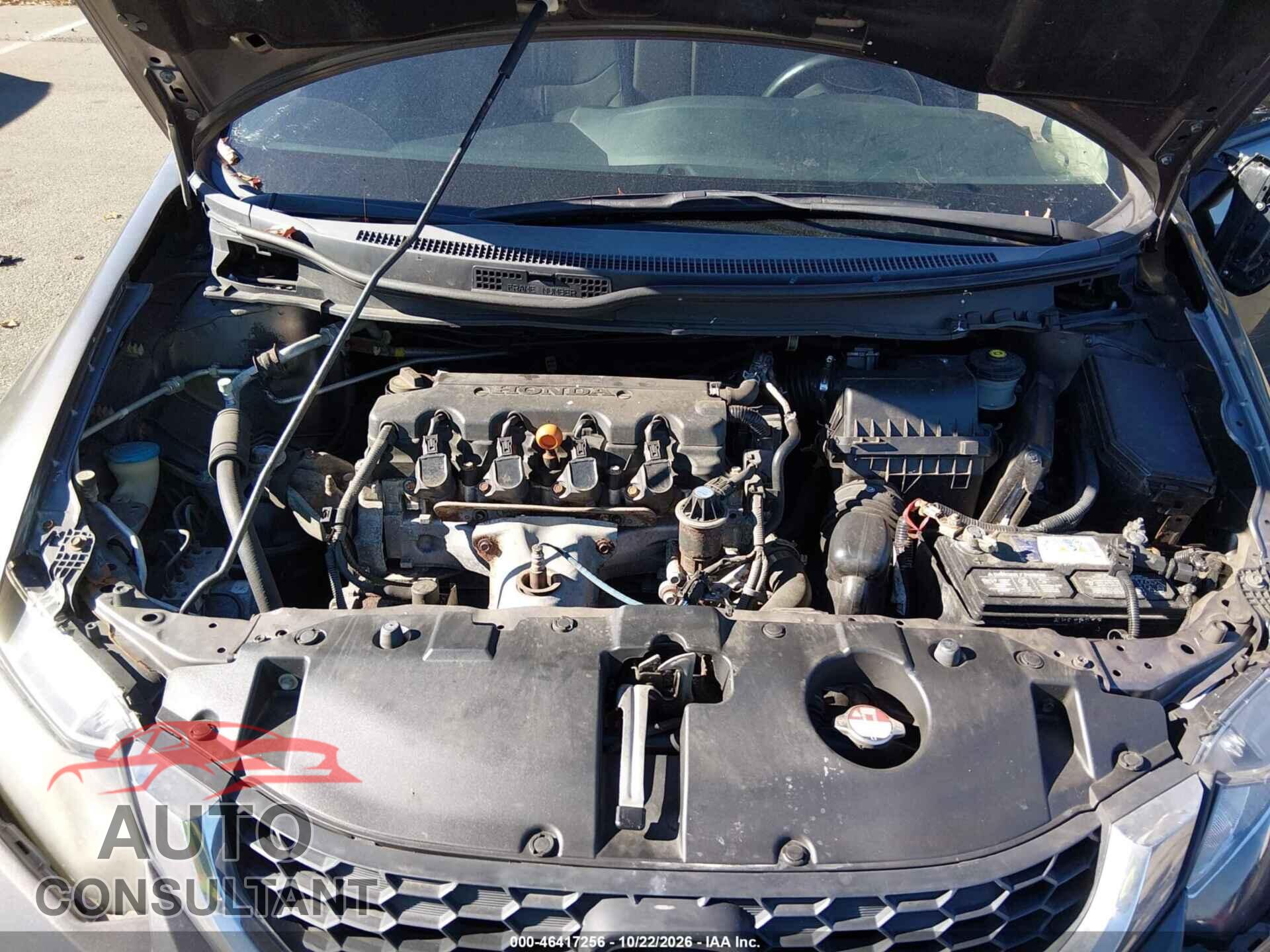 HONDA CIVIC 2013 - 19XFB2F94DE249064