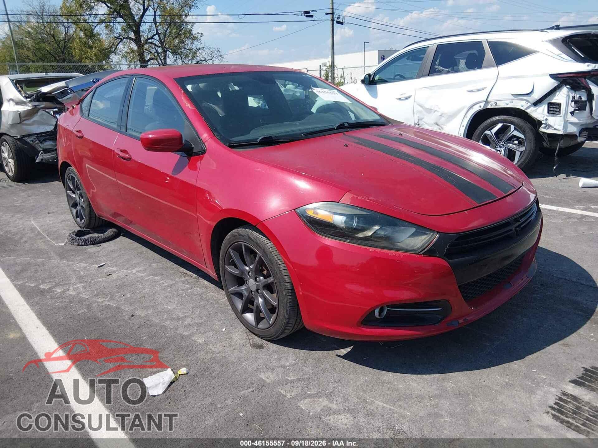 DODGE DART 2016 - 1C3CDFFA2GD802237