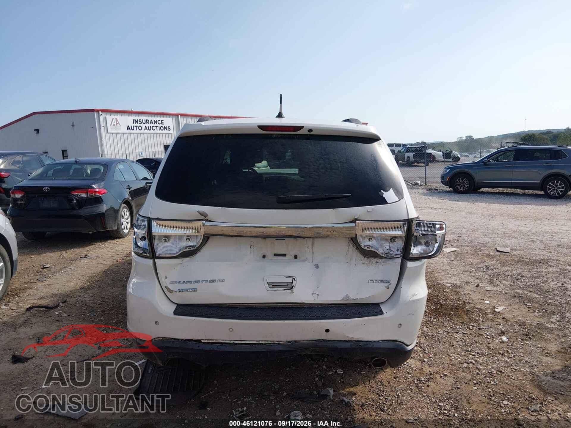 DODGE DURANGO 2011 - 1D4SD4GT1BC706290