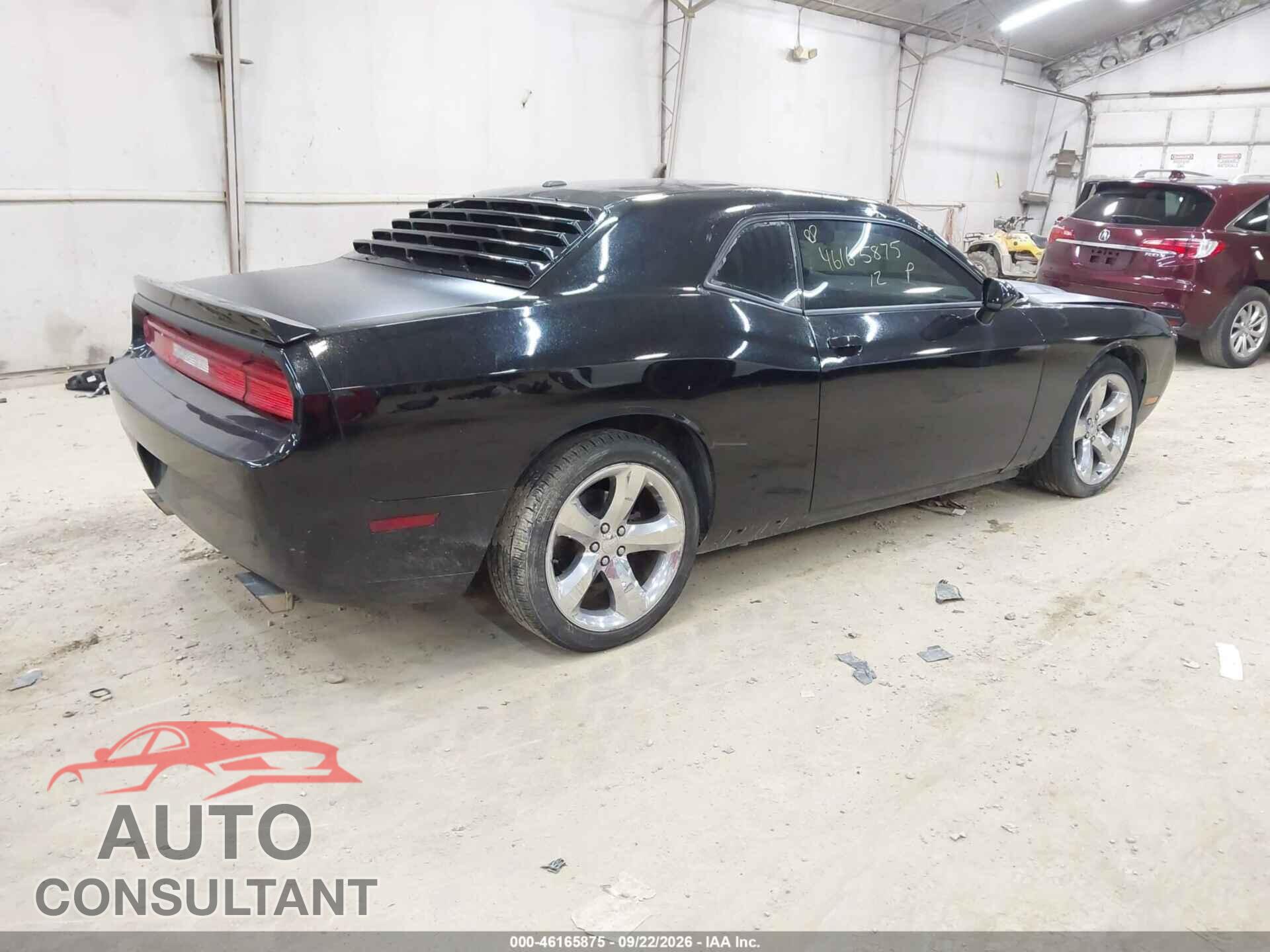 DODGE CHALLENGER 2012 - 2C3CDYAG2CH189363