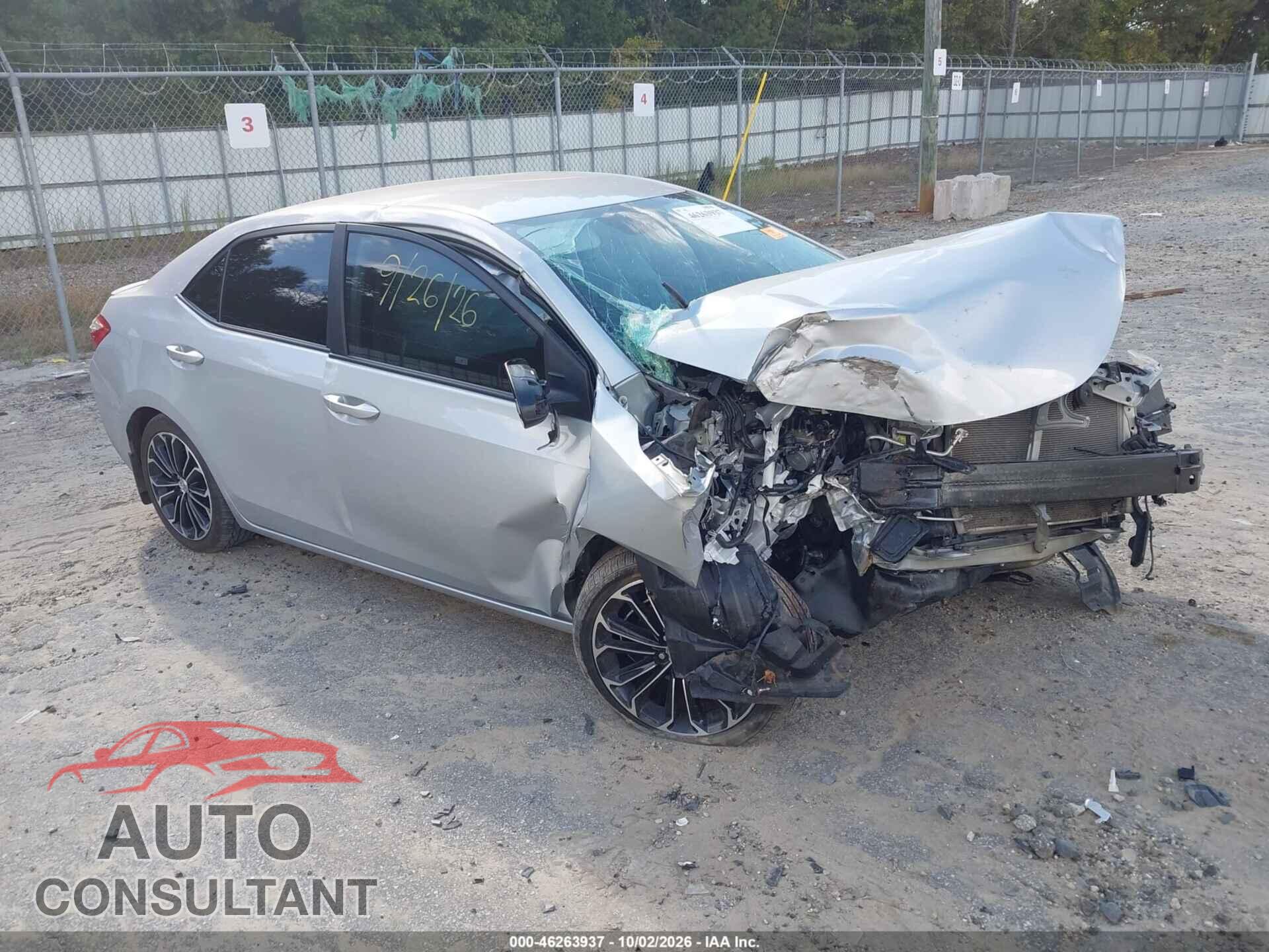 TOYOTA COROLLA 2014 - 2T1BURHE2EC002895