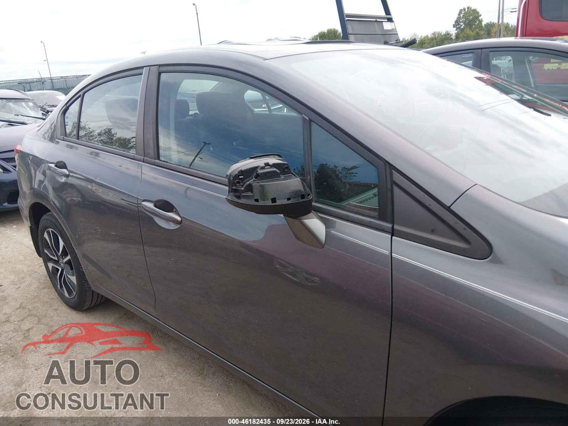 HONDA CIVIC 2013 - 2HGFB2F86DH500101