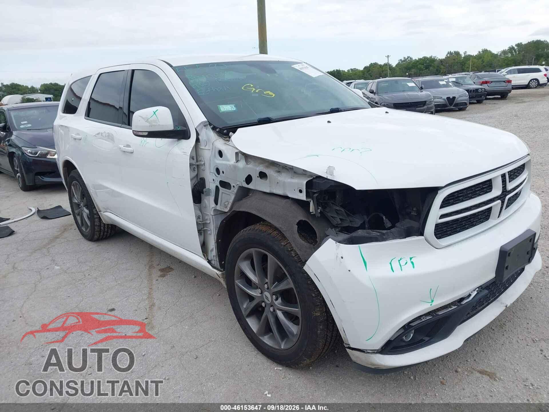DODGE DURANGO 2018 - 1C4RDJDG5JC448307
