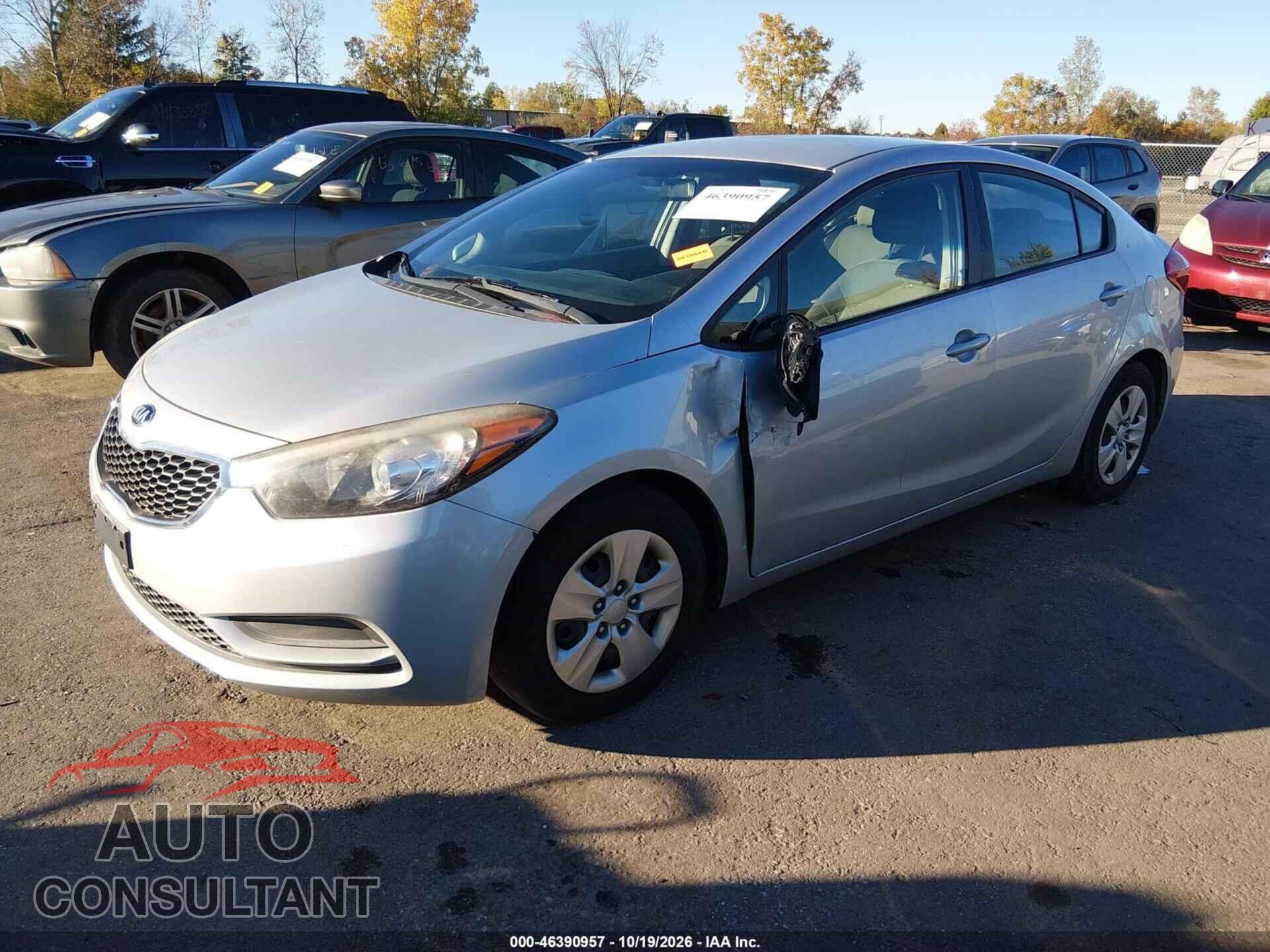 KIA FORTE 2015 - KNAFK4A63F5346650