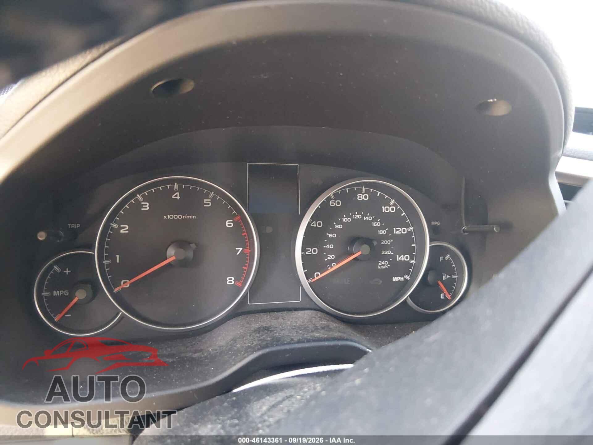 SUBARU OUTBACK 2014 - 4S4BRCDC4E3308519