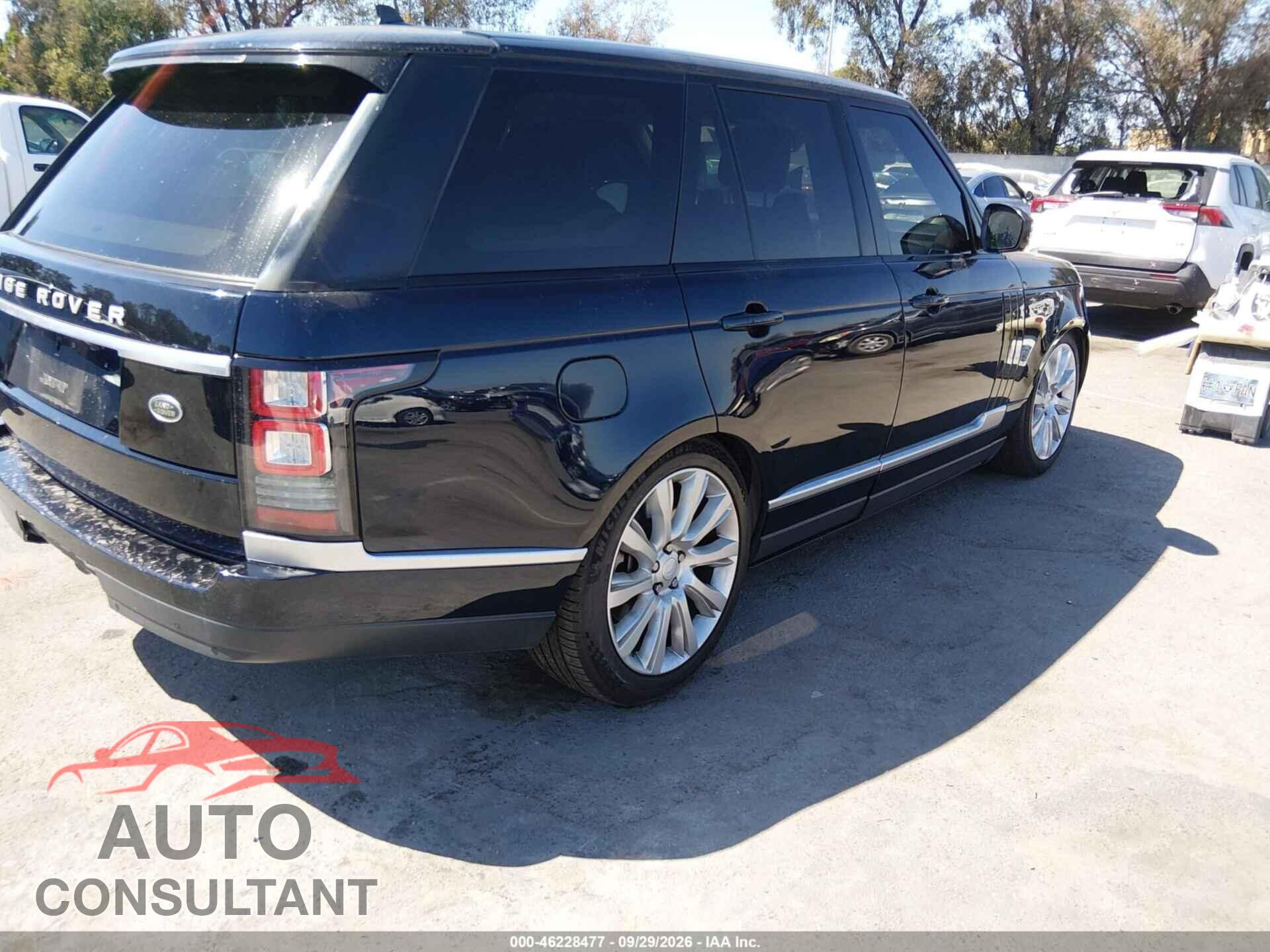 LAND ROVER RANGE ROVER 2016 - SALGS2EF2GA253240