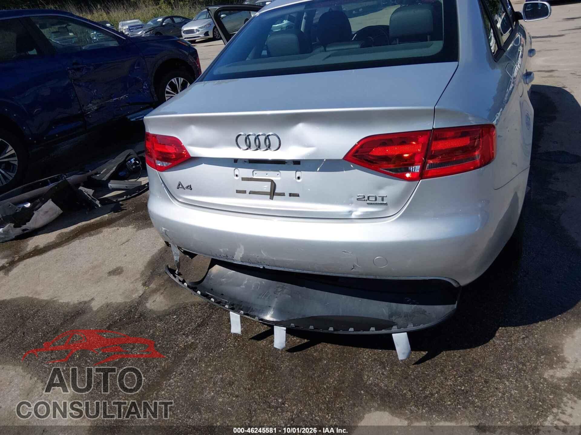 AUDI A4 2012 - WAUDFAFL6CA111395