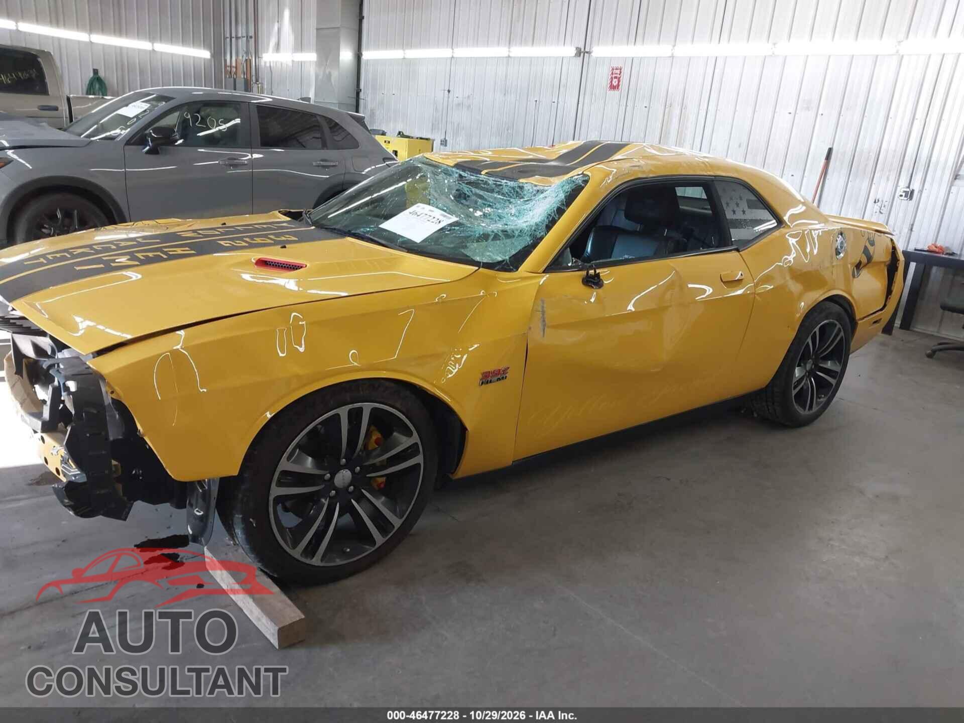 DODGE CHALLENGER 2012 - 2C3CDYCJ6CH221949