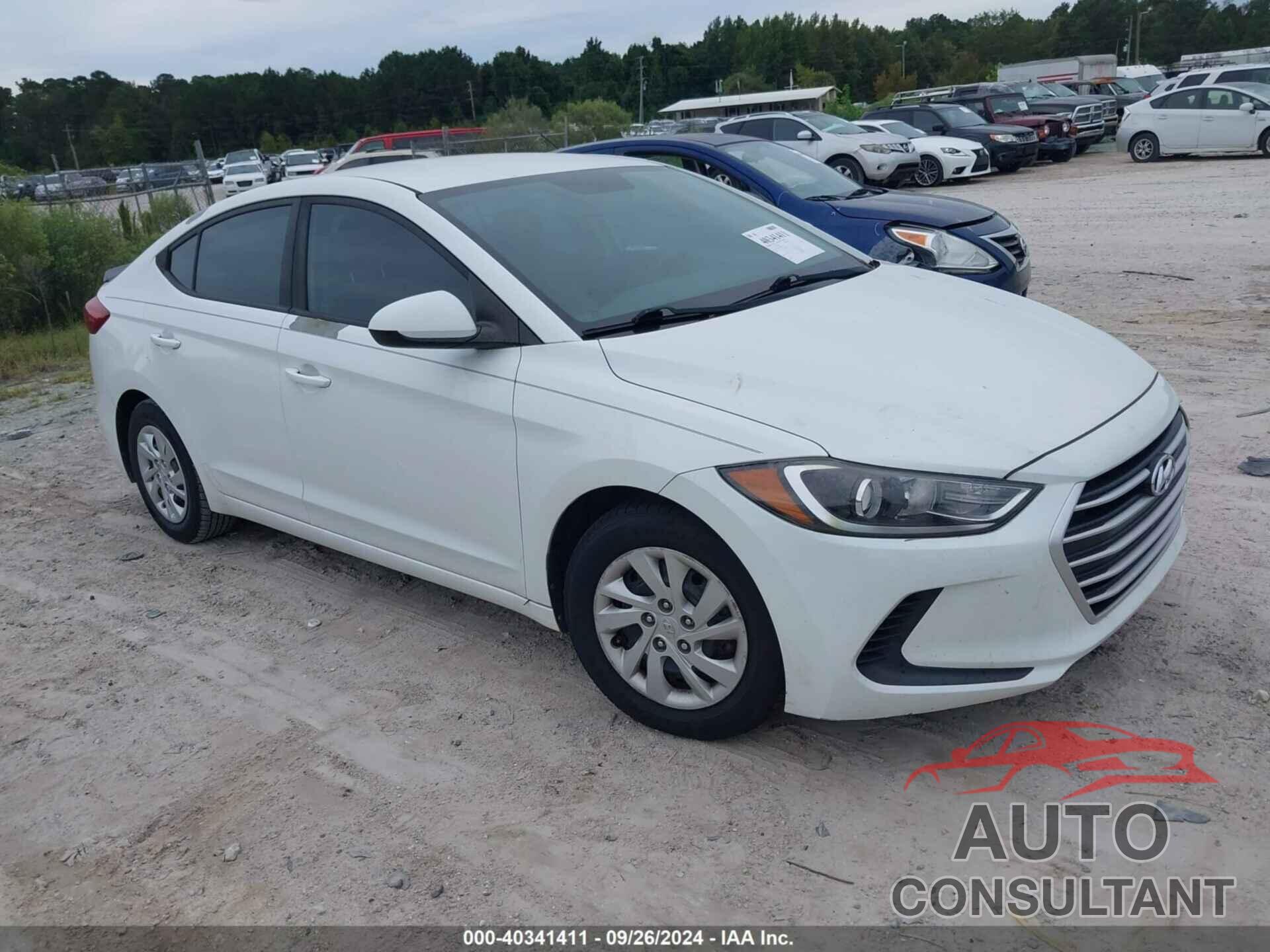 HYUNDAI ELANTRA 2017 - 5NPD74LF8HH037106