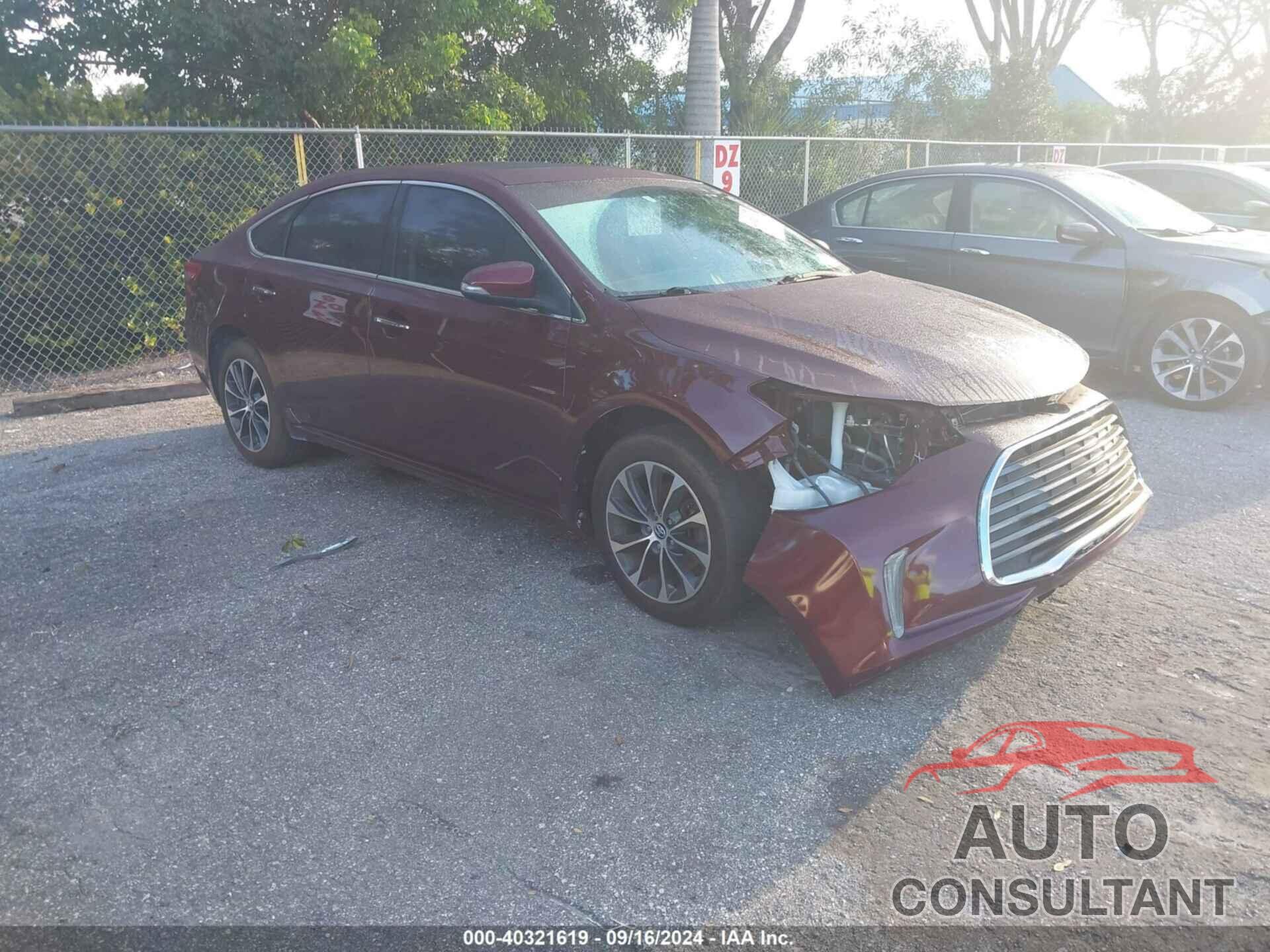 TOYOTA AVALON 2016 - 4T1BK1EB7GU203419