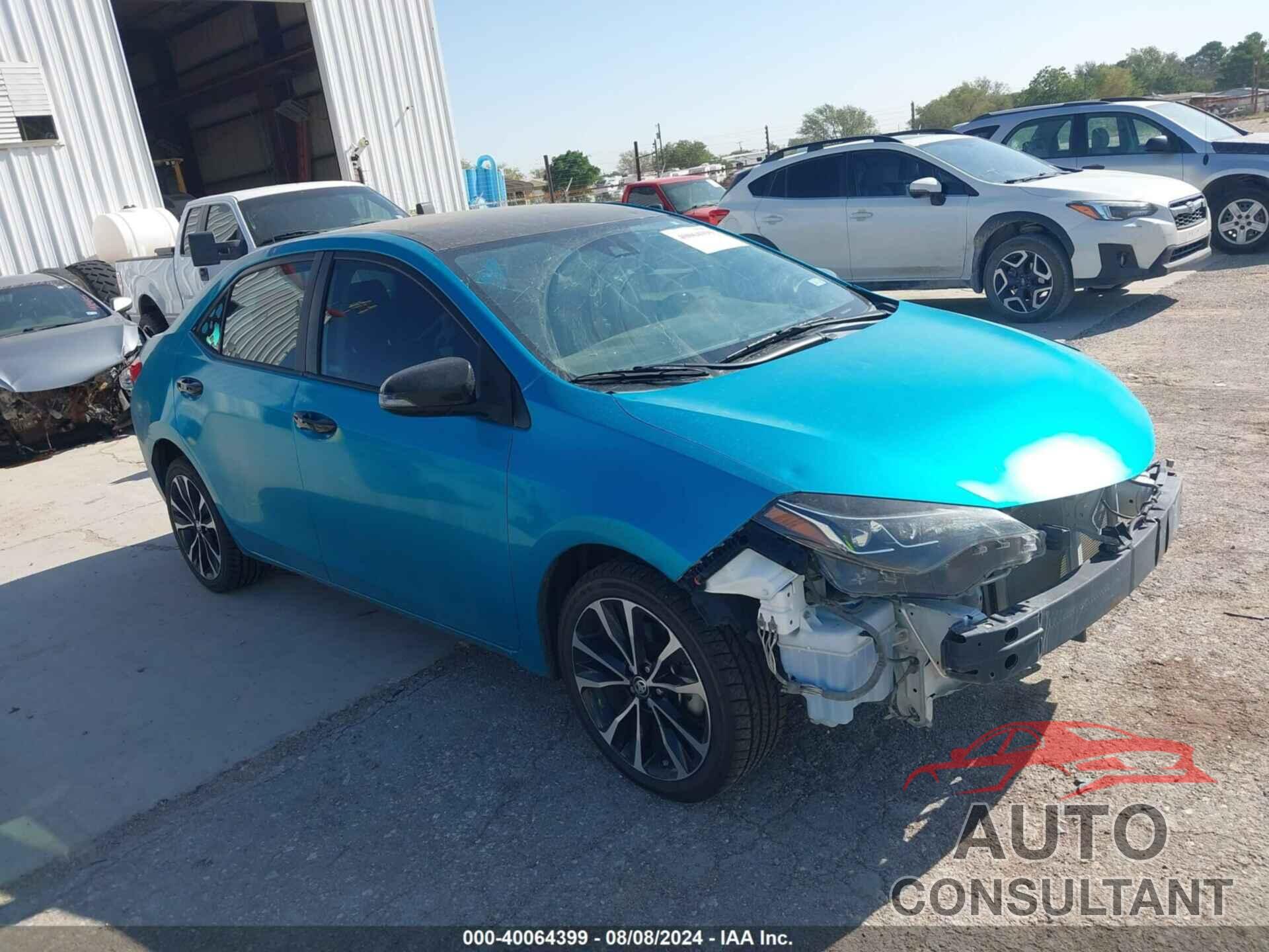 TOYOTA COROLLA 2019 - 2T1BURHE4KC237150
