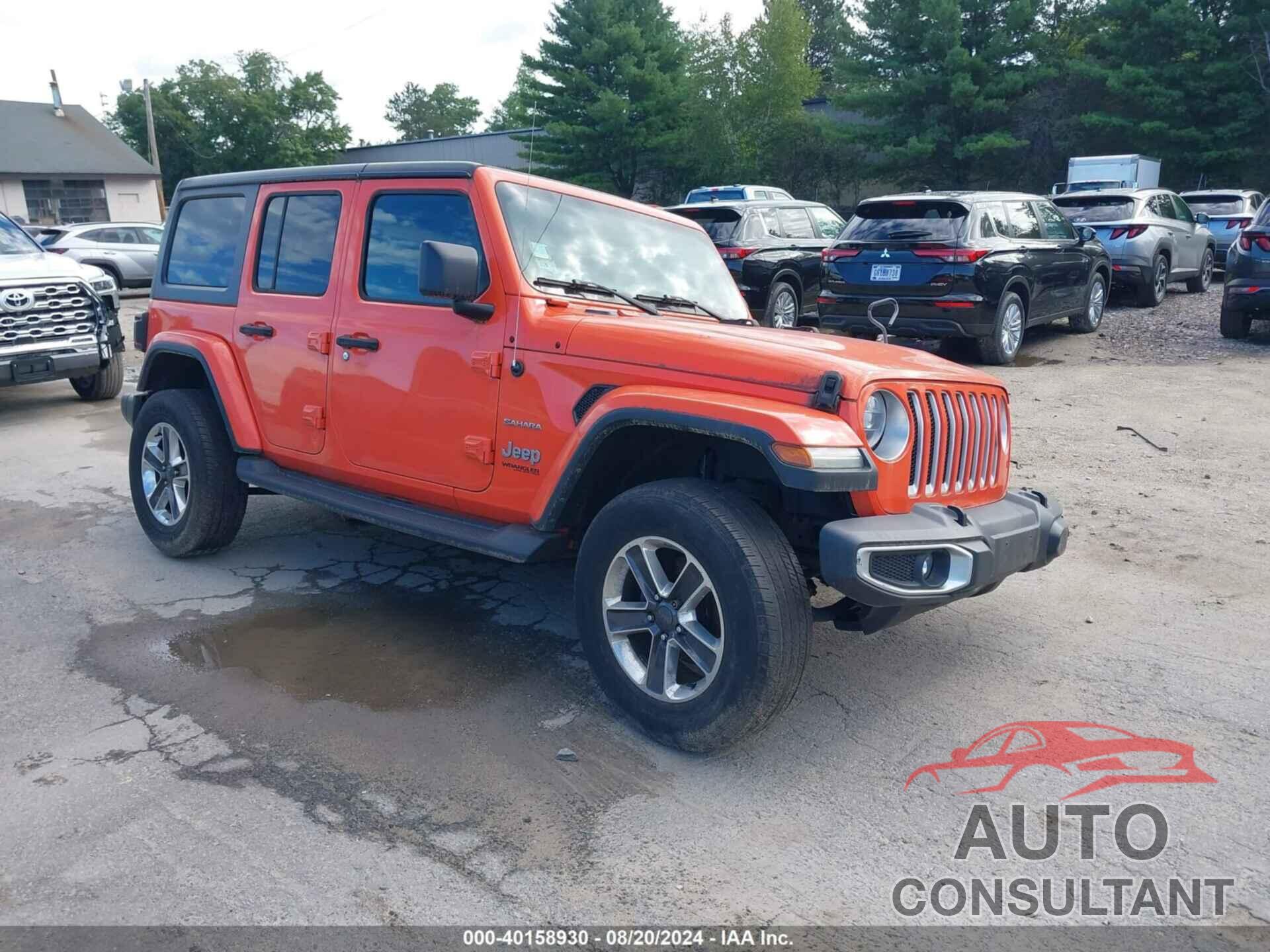JEEP WRANGLER UNLIMITED 2018 - 1C4HJXEG3JW219757