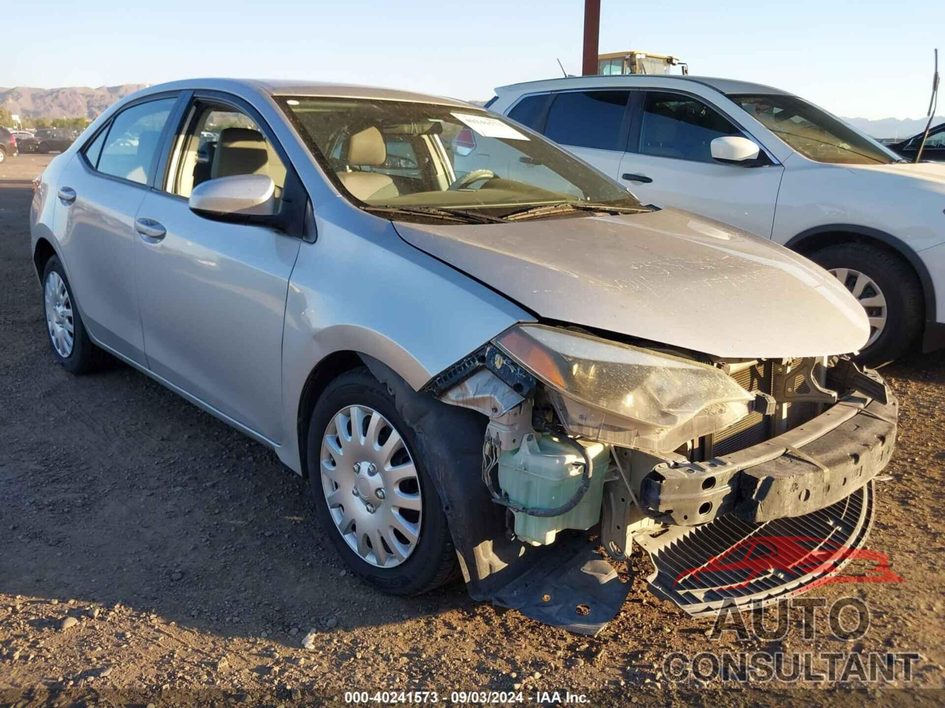 TOYOTA COROLLA 2016 - 5YFBURHE1GP460561