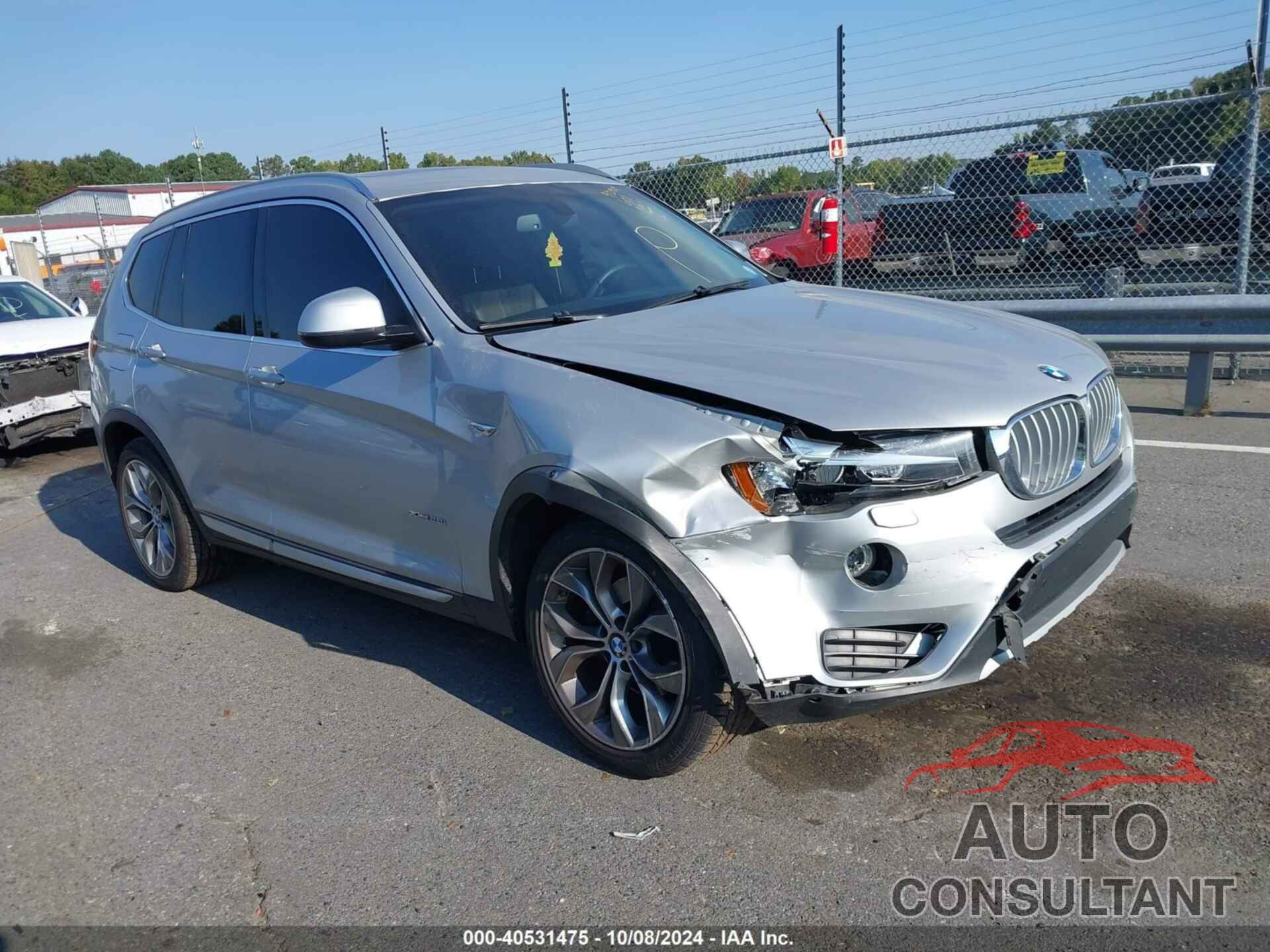 BMW X3 2017 - 5UXWX9C57H0D97978