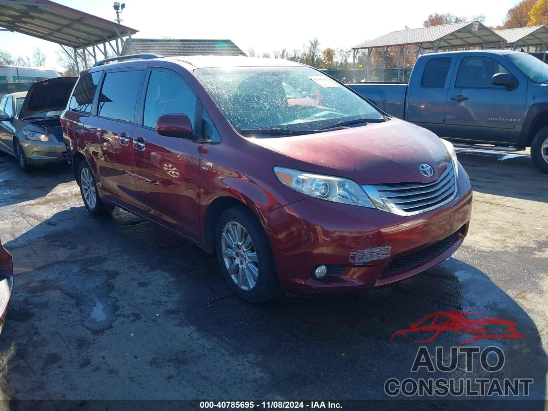 TOYOTA SIENNA 2017 - 5TDDZ3DC4HS171050