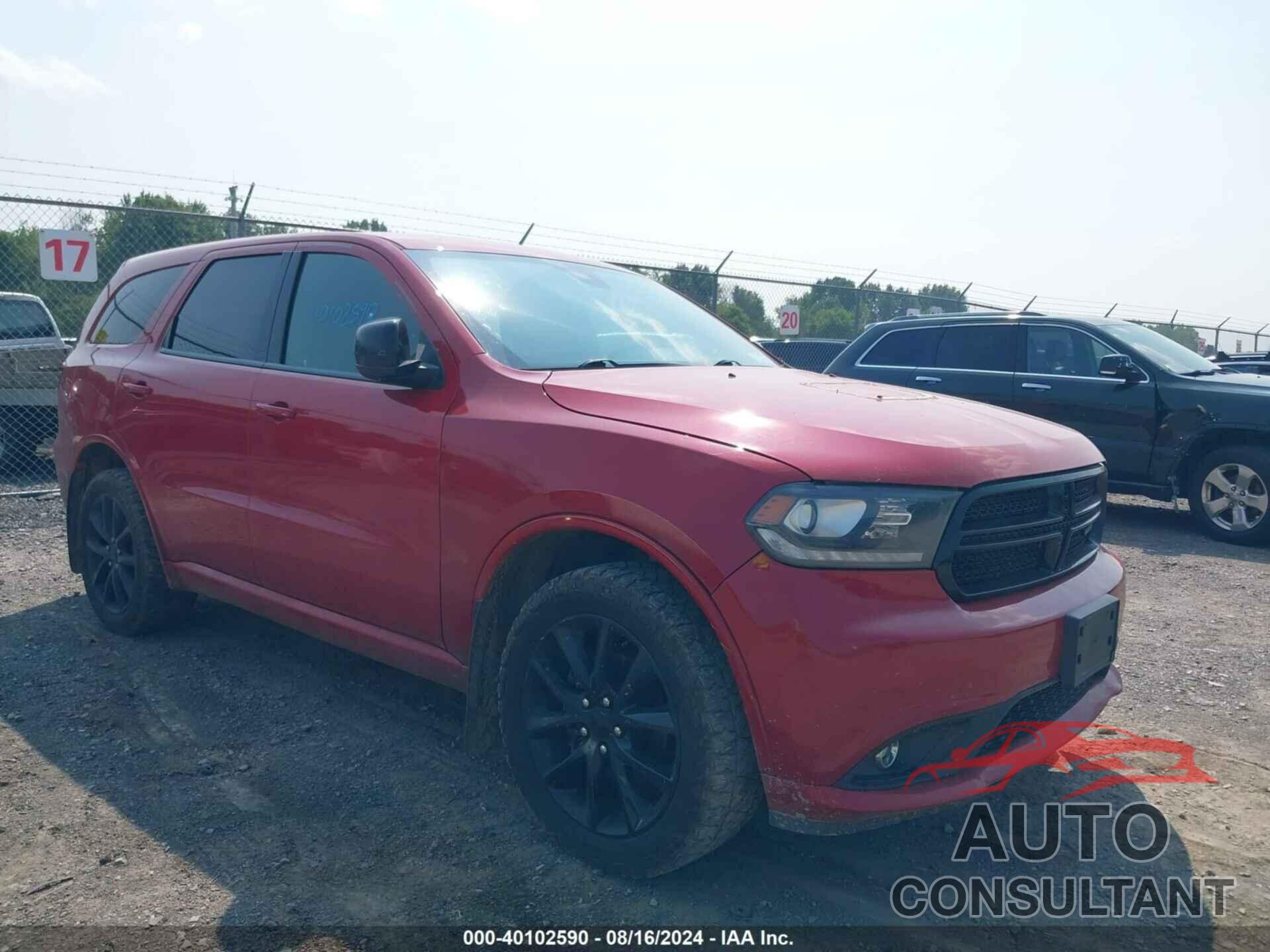 DODGE DURANGO 2018 - 1C4RDJAG1JC279777
