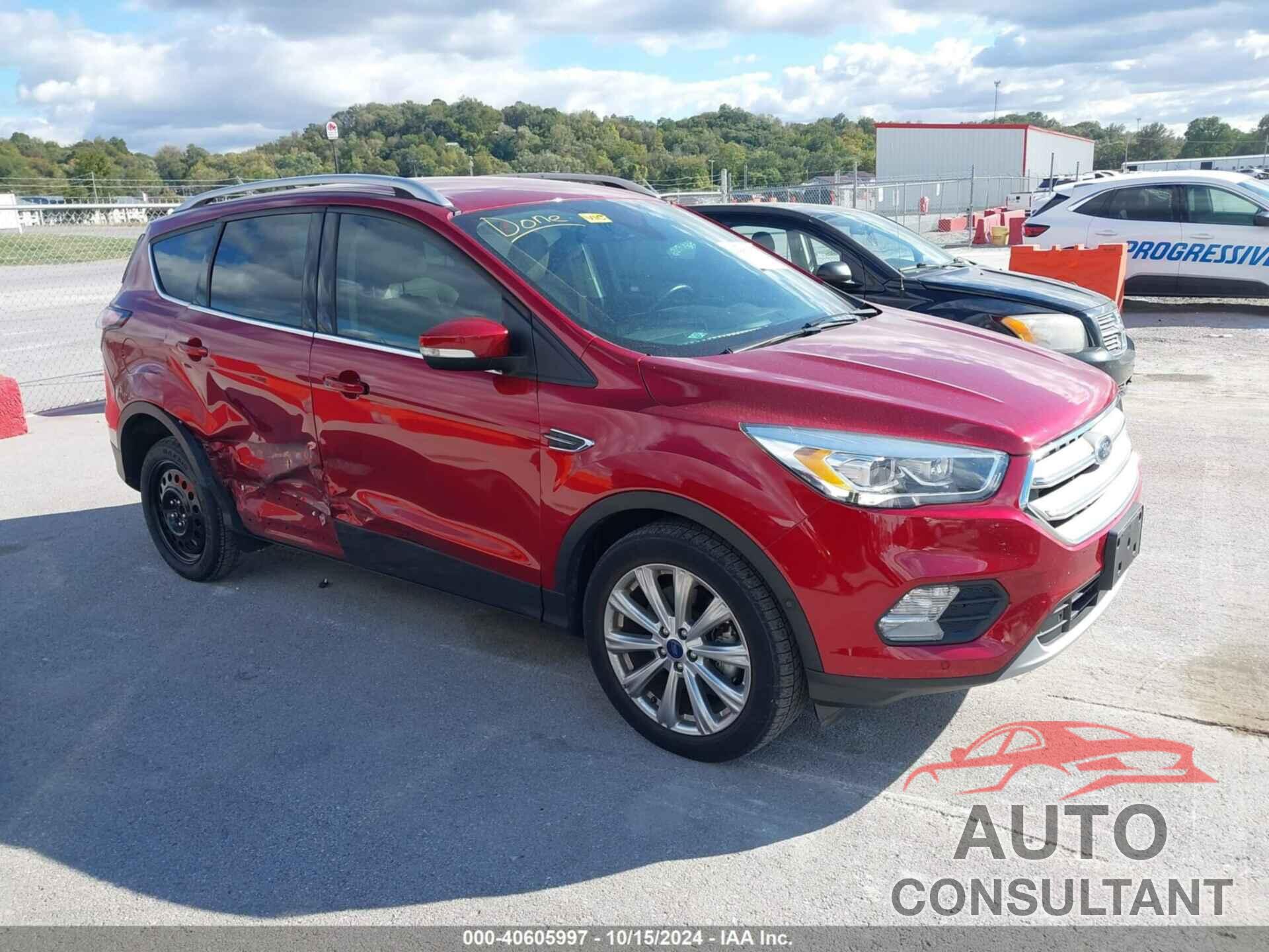 FORD ESCAPE 2018 - 1FMCU0J98JUD00325