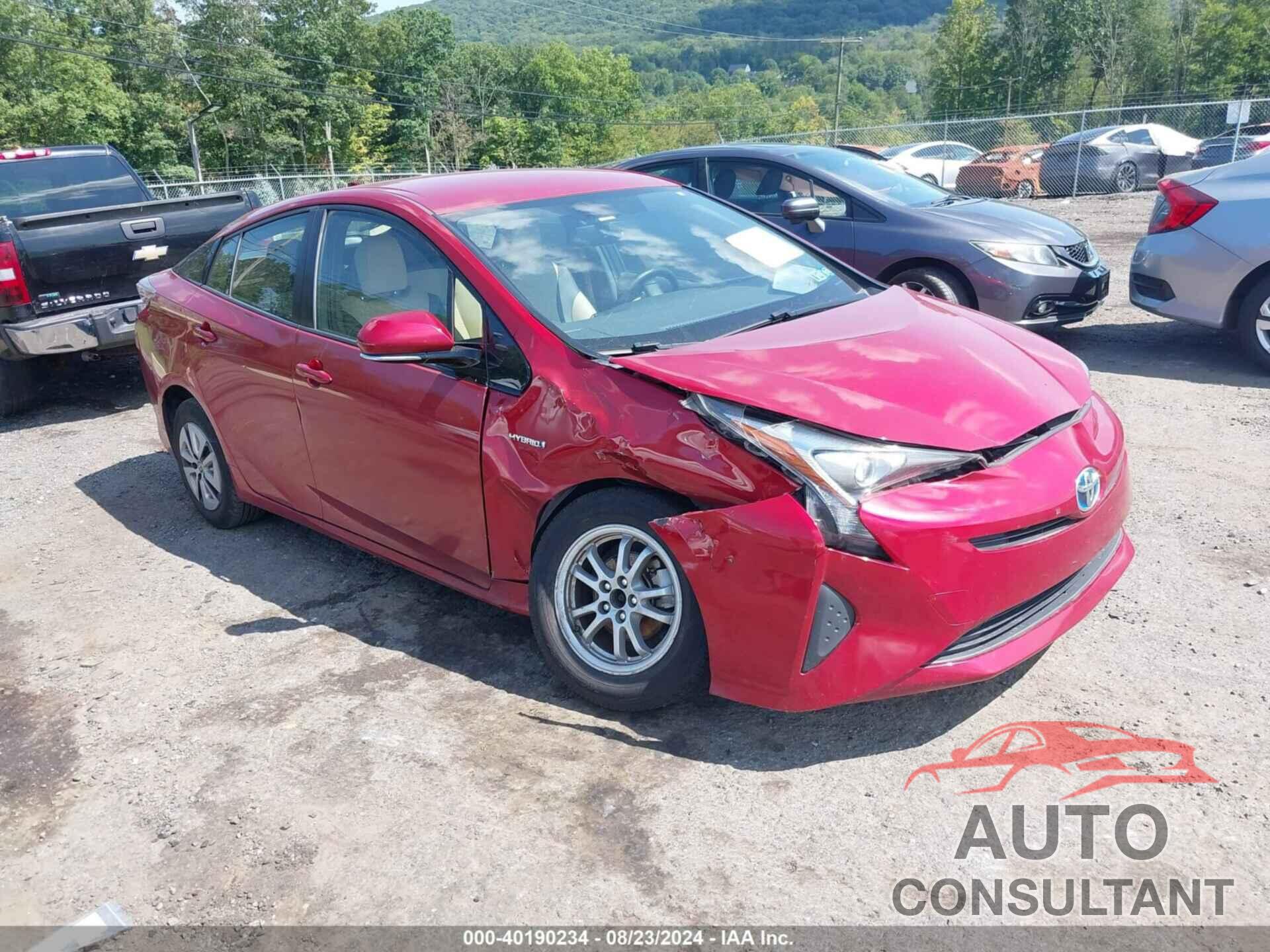 TOYOTA PRIUS 2016 - JTDKARFU5G3512799