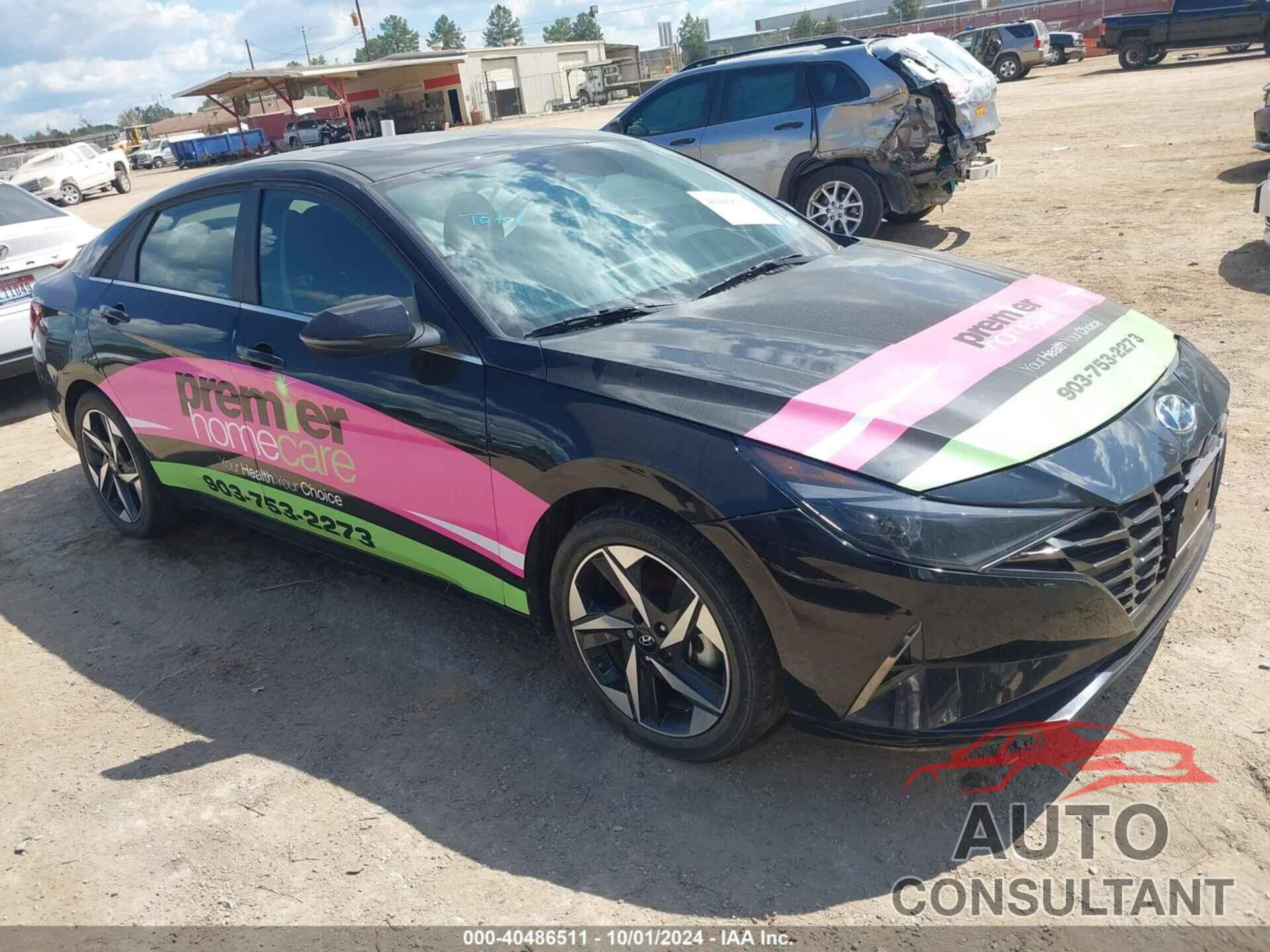 HYUNDAI ELANTRA 2022 - KMHLN4AG3NU253214