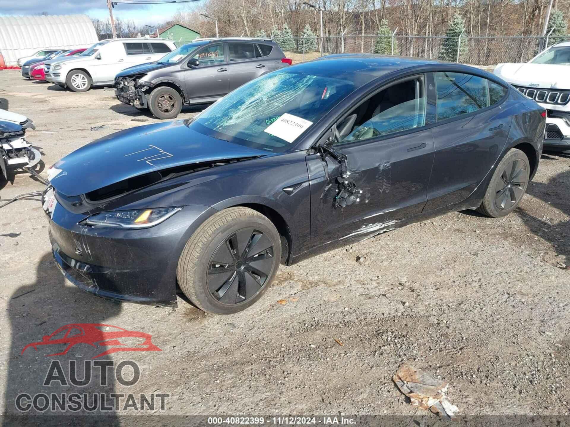 TESLA MODEL 3 2024 - 5YJ3E1EA9RF843196
