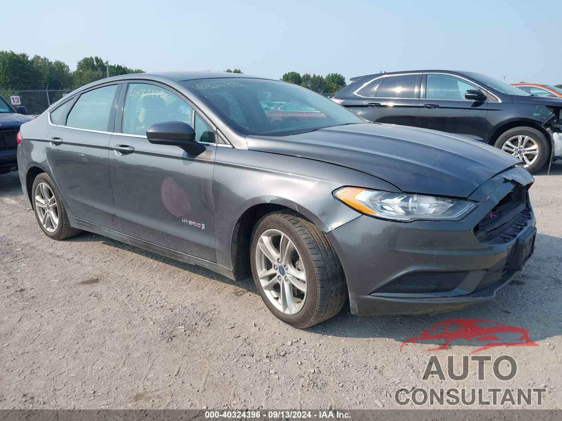 FORD FUSION HYBRID 2018 - 3FA6P0UU6JR143951