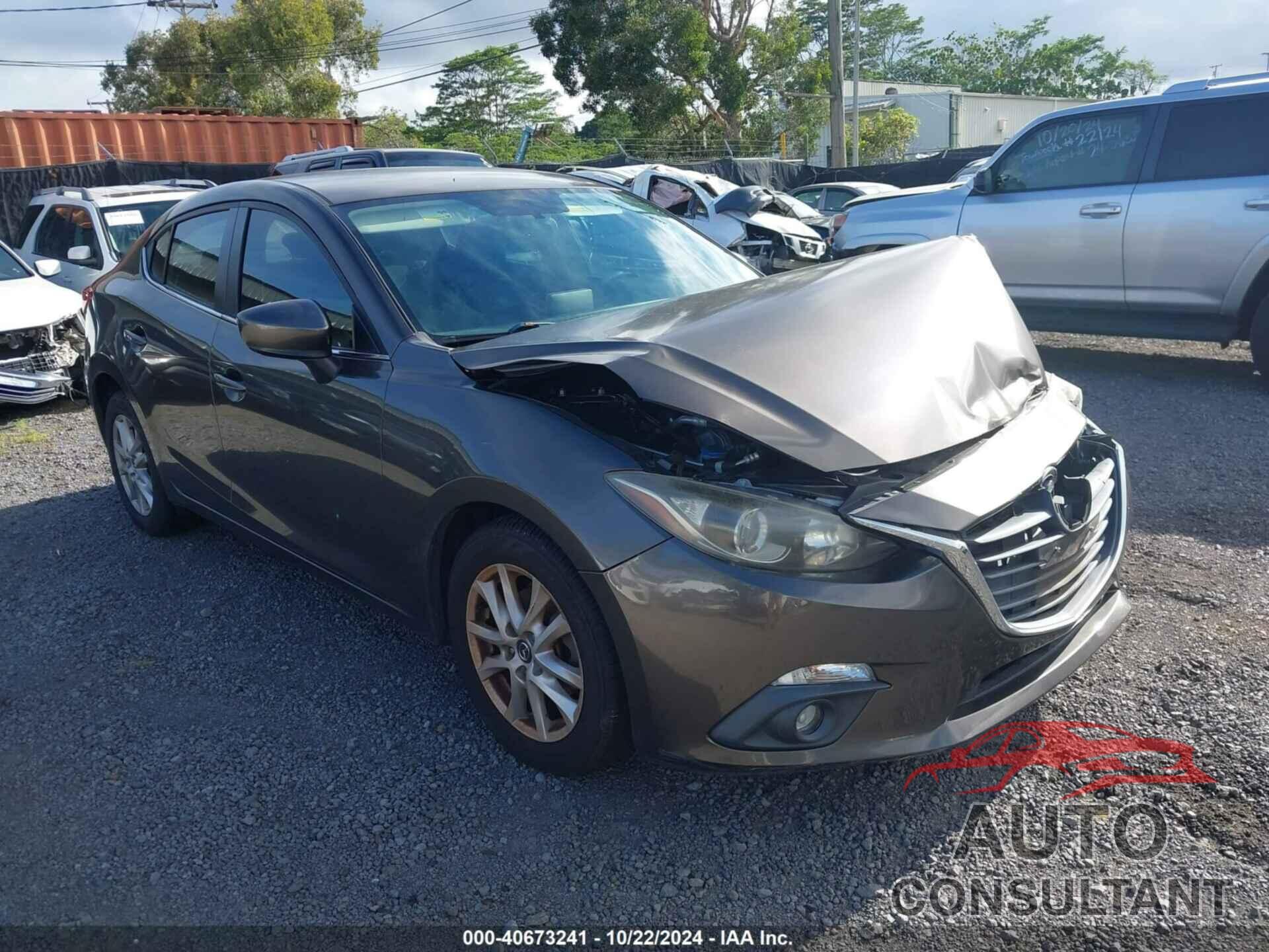 MAZDA MAZDA3 2015 - JM1BM1V79F1219177