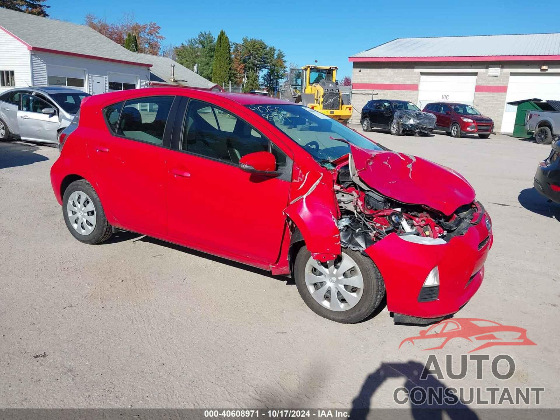 TOYOTA PRIUS C 2012 - JTDKDTB36C1510549