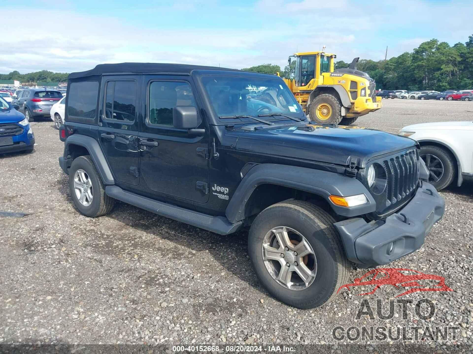 JEEP WRANGLER UNLIMITED 2018 - 1C4HJXDG6JW234478