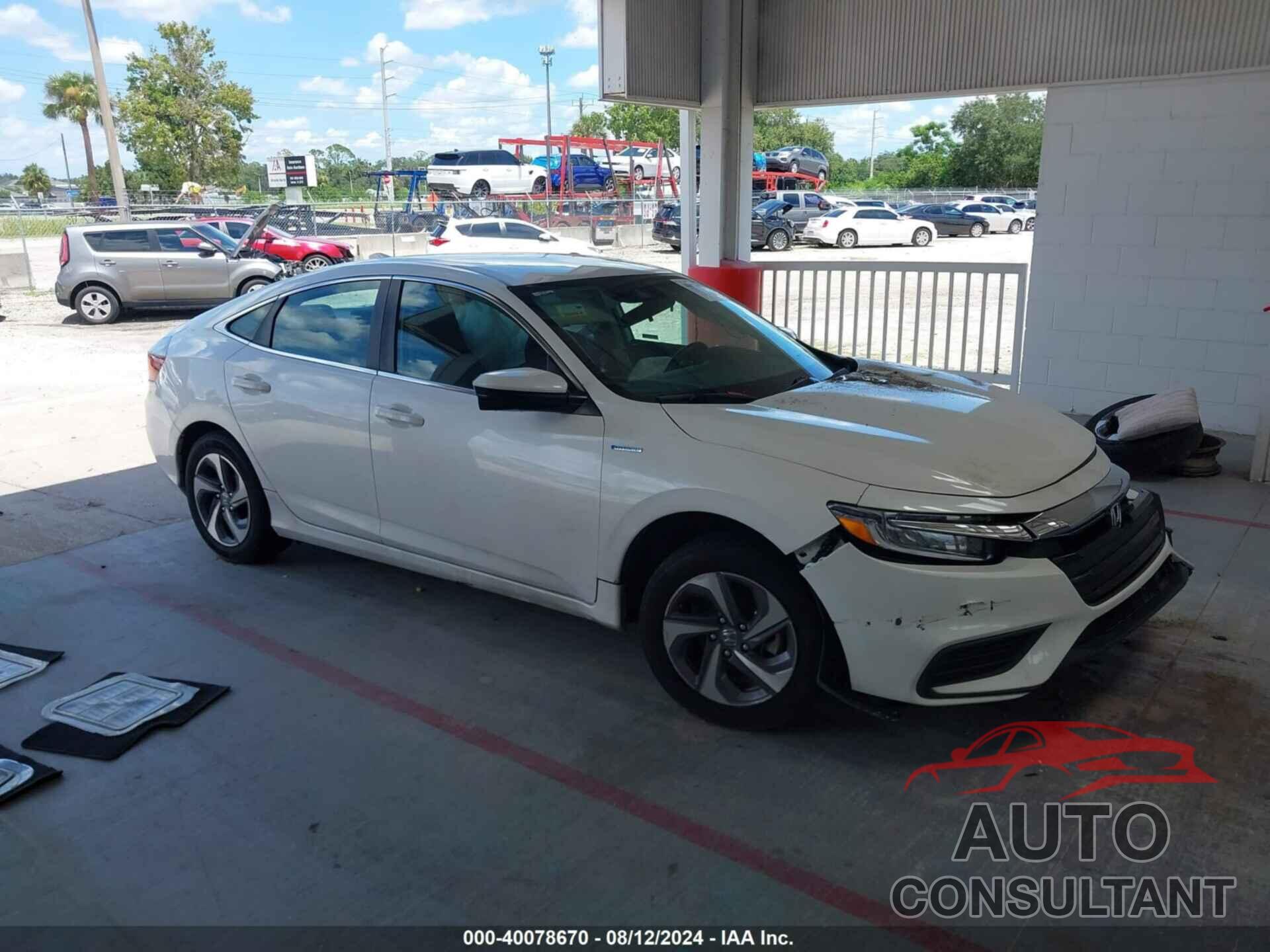 HONDA INSIGHT 2019 - 19XZE4F57KE028827