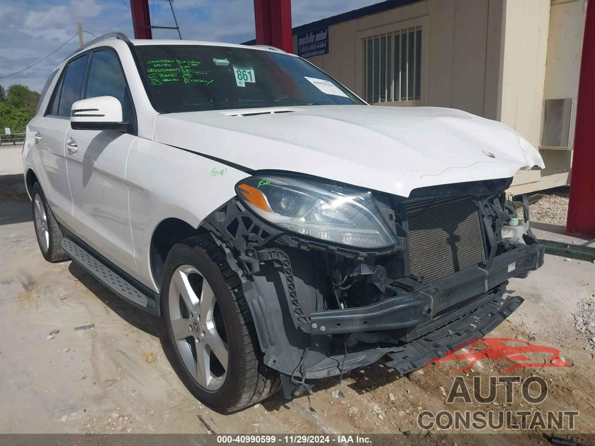 MERCEDES-BENZ GLE 350 2018 - 4JGDA5HB8JB025179