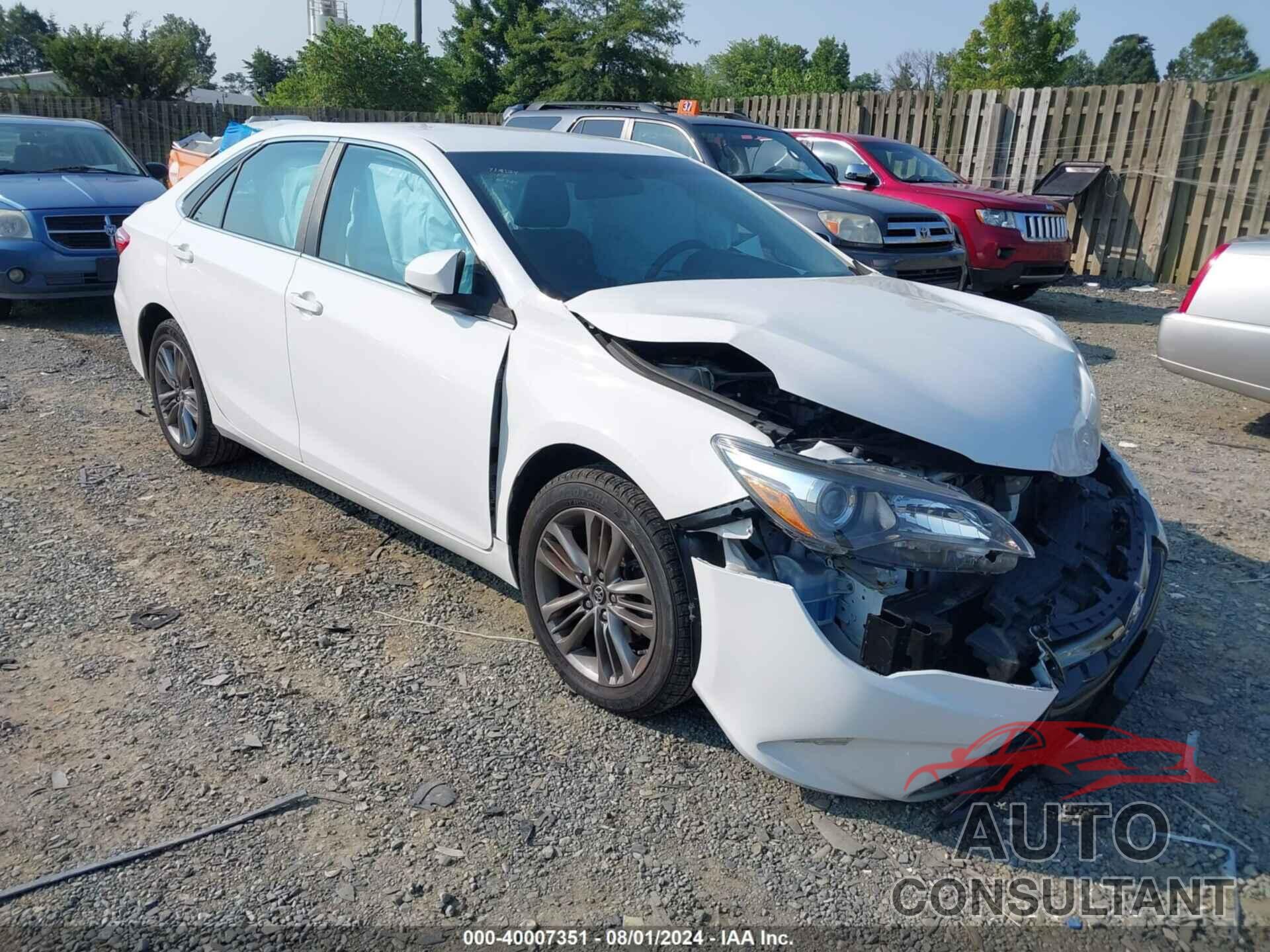 TOYOTA CAMRY 2016 - 4T1BF1FKXGU204650