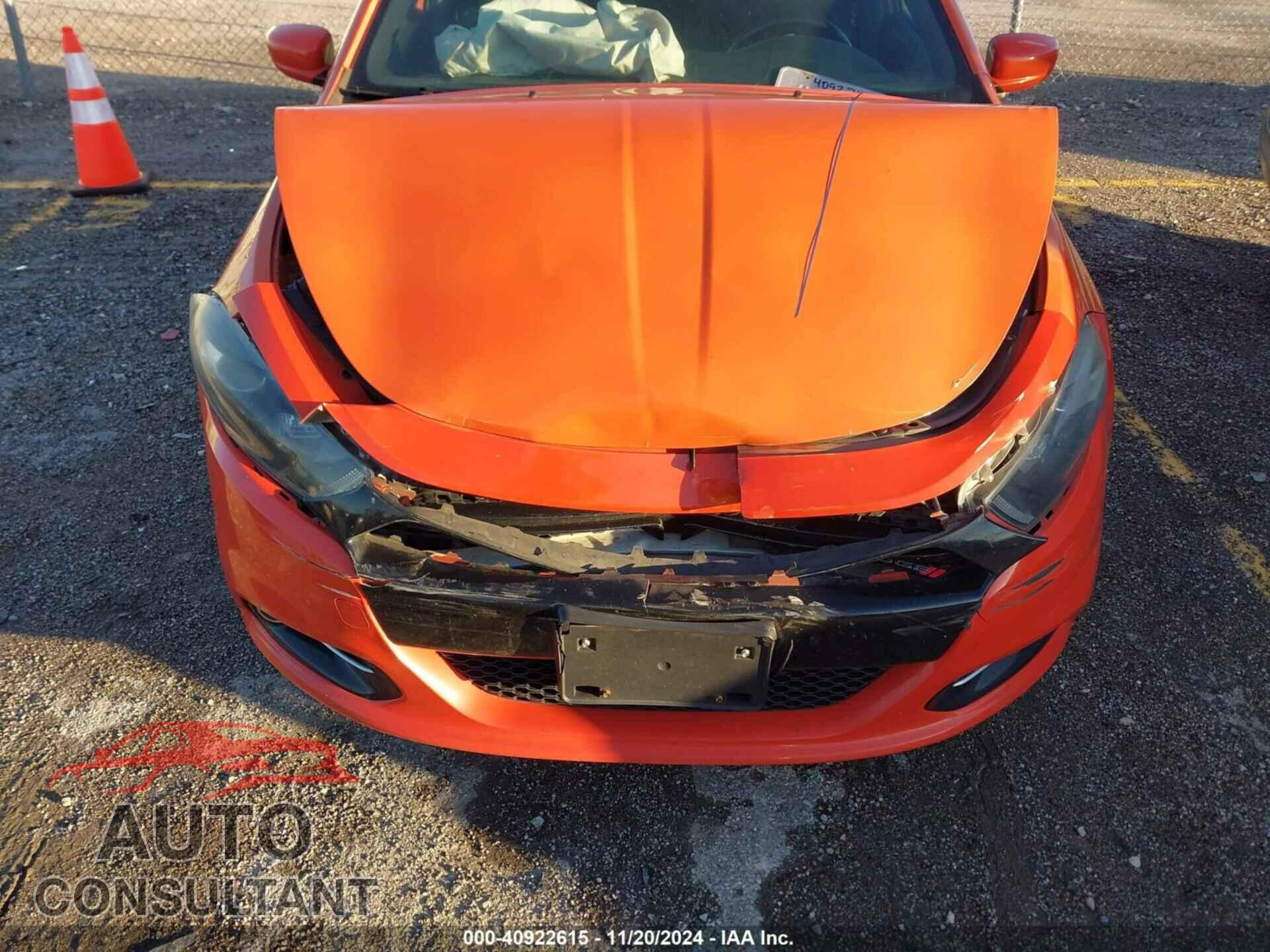 DODGE DART 2015 - 1C3CDFBB3FD277895