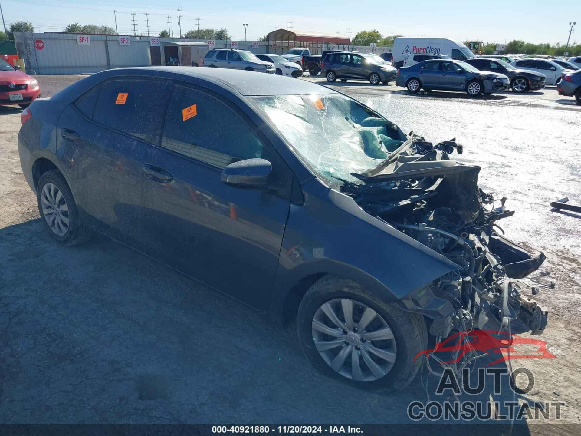 TOYOTA COROLLA 2015 - 2T1BURHE9FC291534